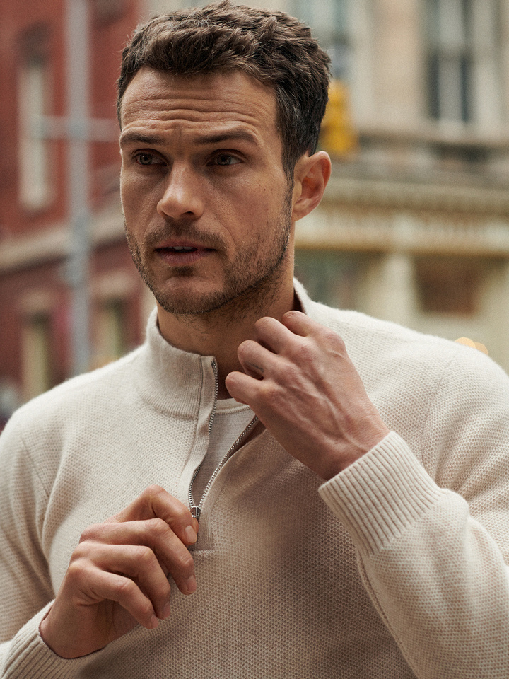 Produktbild på Men's Waffle Half Zip