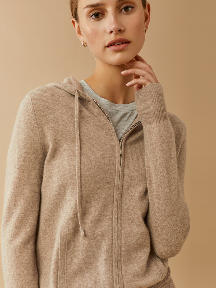 soft goat hoodie