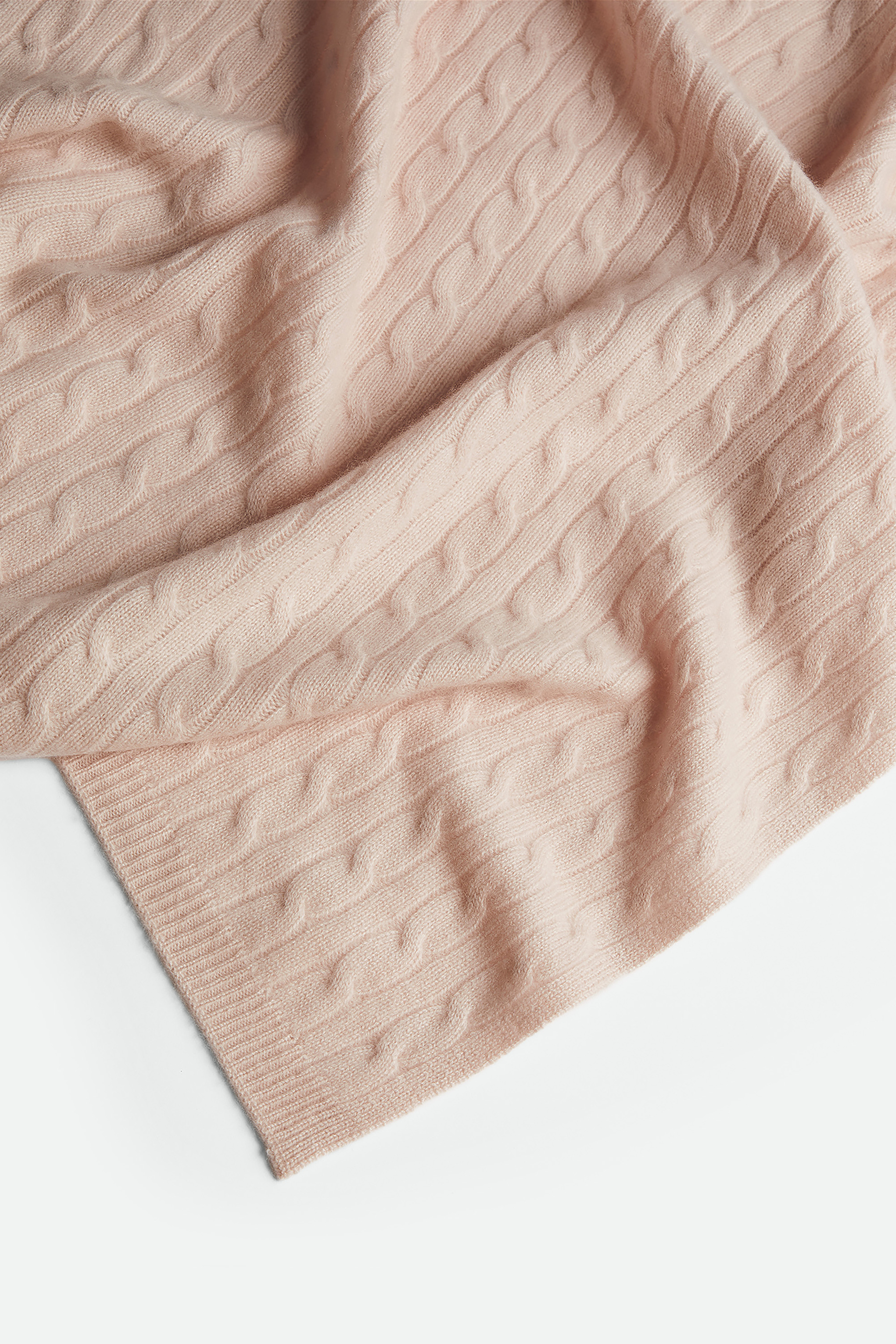 Cable Knit Baby Blanket 0