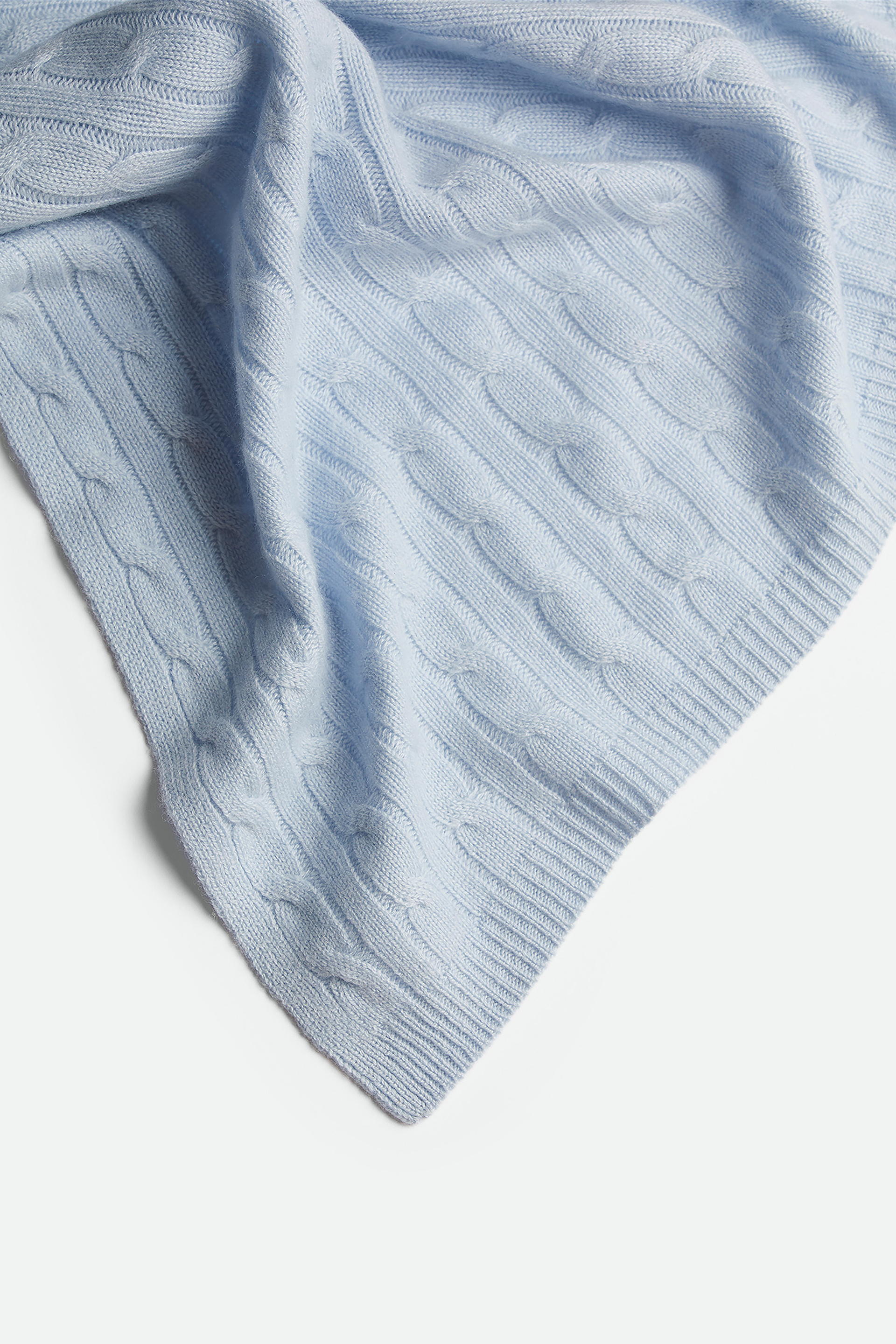 Cable Knit Baby Blanket 0