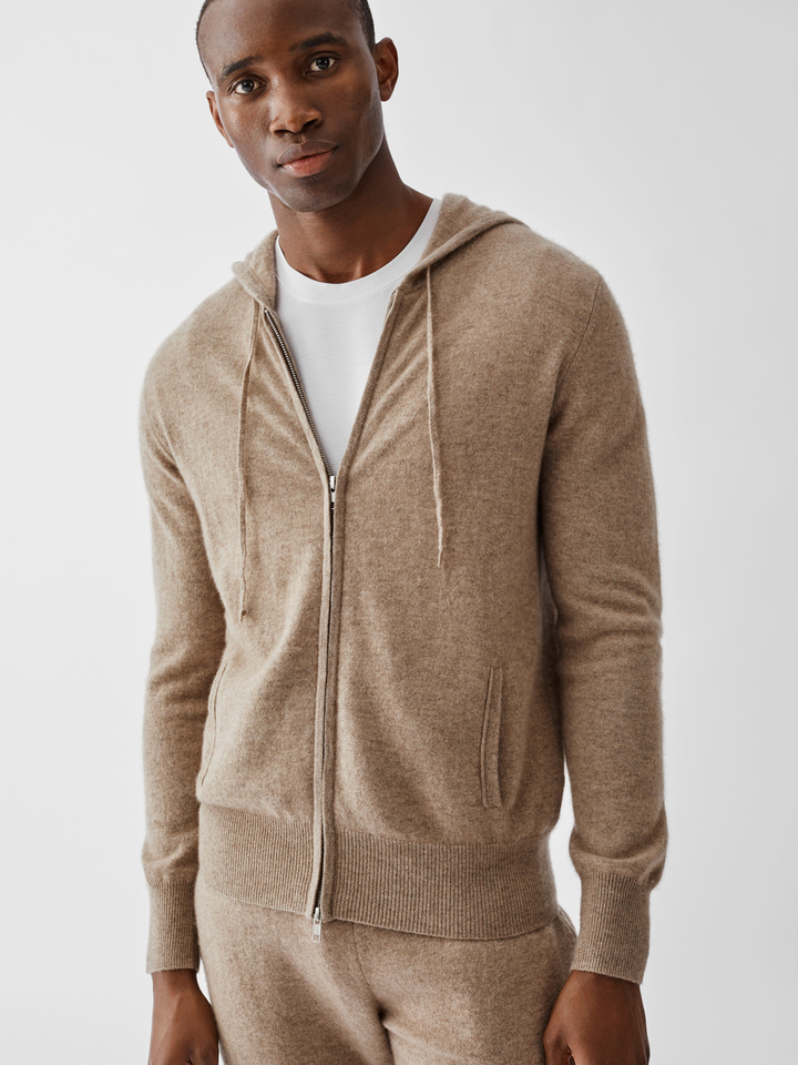 soft goat hoodie
