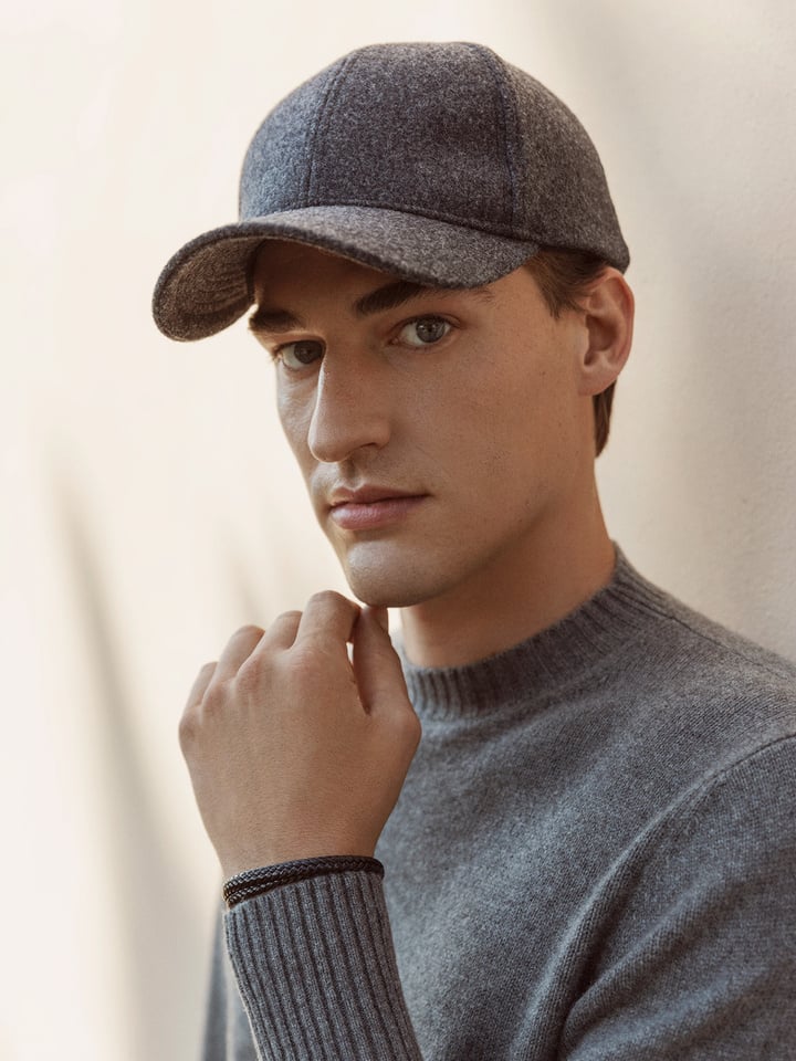 Men's Cashmere Cap - Soft Goat 