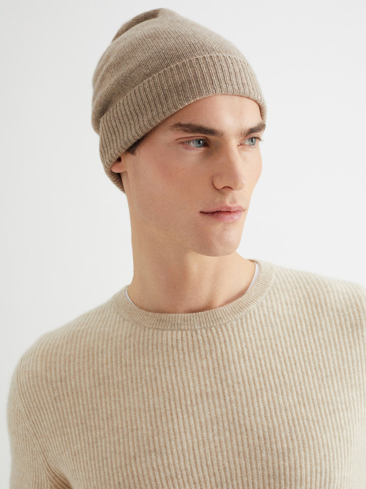 Cashmere Beanie - Soft Goat - Knitted 