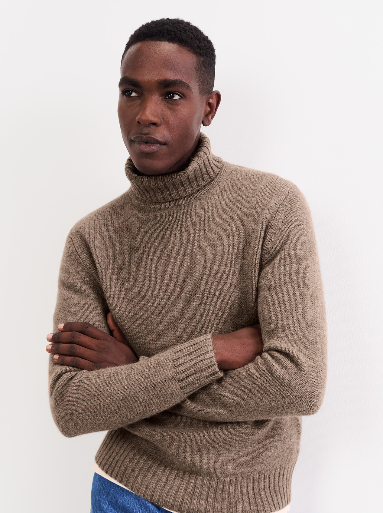 Men's Chunky Turtleneck - Polotröjor 