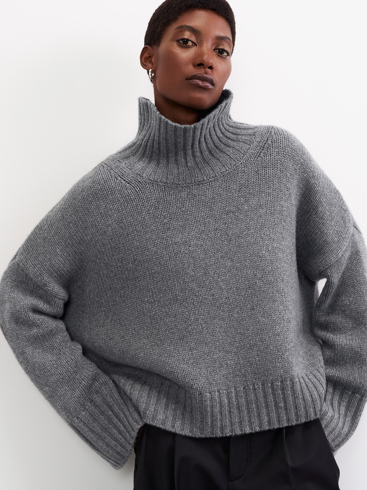 Girlfriend Turtleneck Soft Goat Knitted Clothing & Accessories