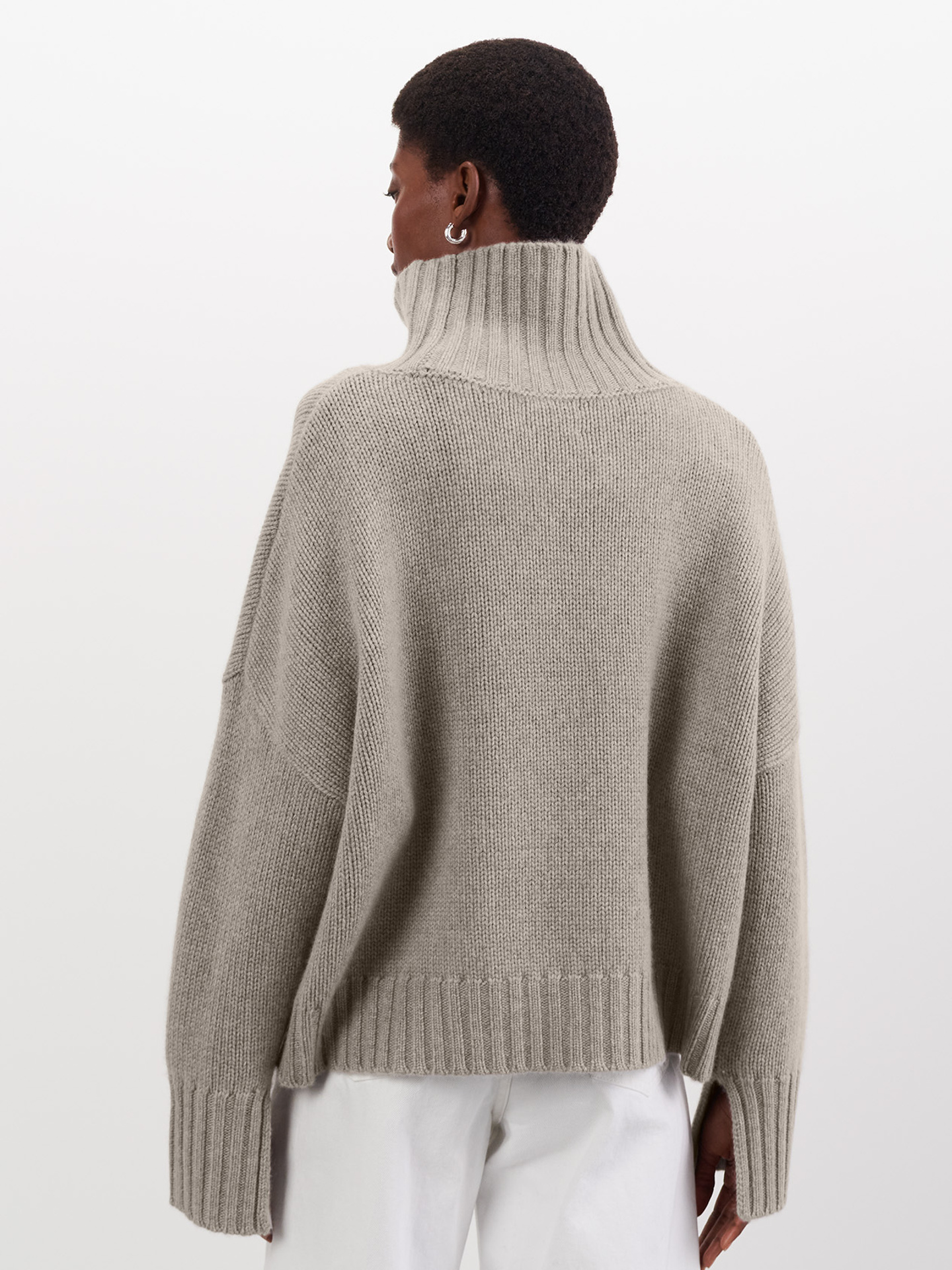 Girlfriend Turtleneck Soft Goat Knitted Clothing & Accessories