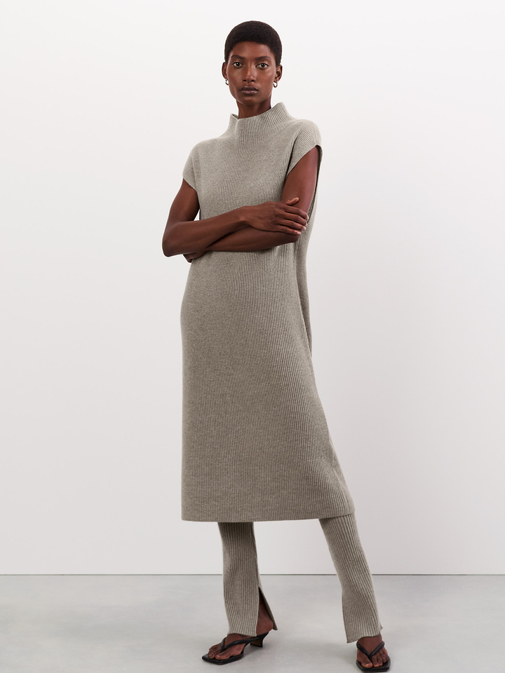 Knit Dress - Soft Goat - Knitted 
