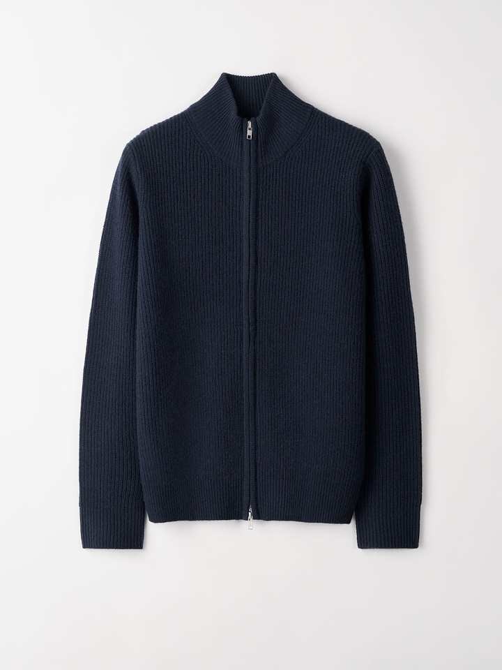 Men's Zip Cardigan - Soft Goat 