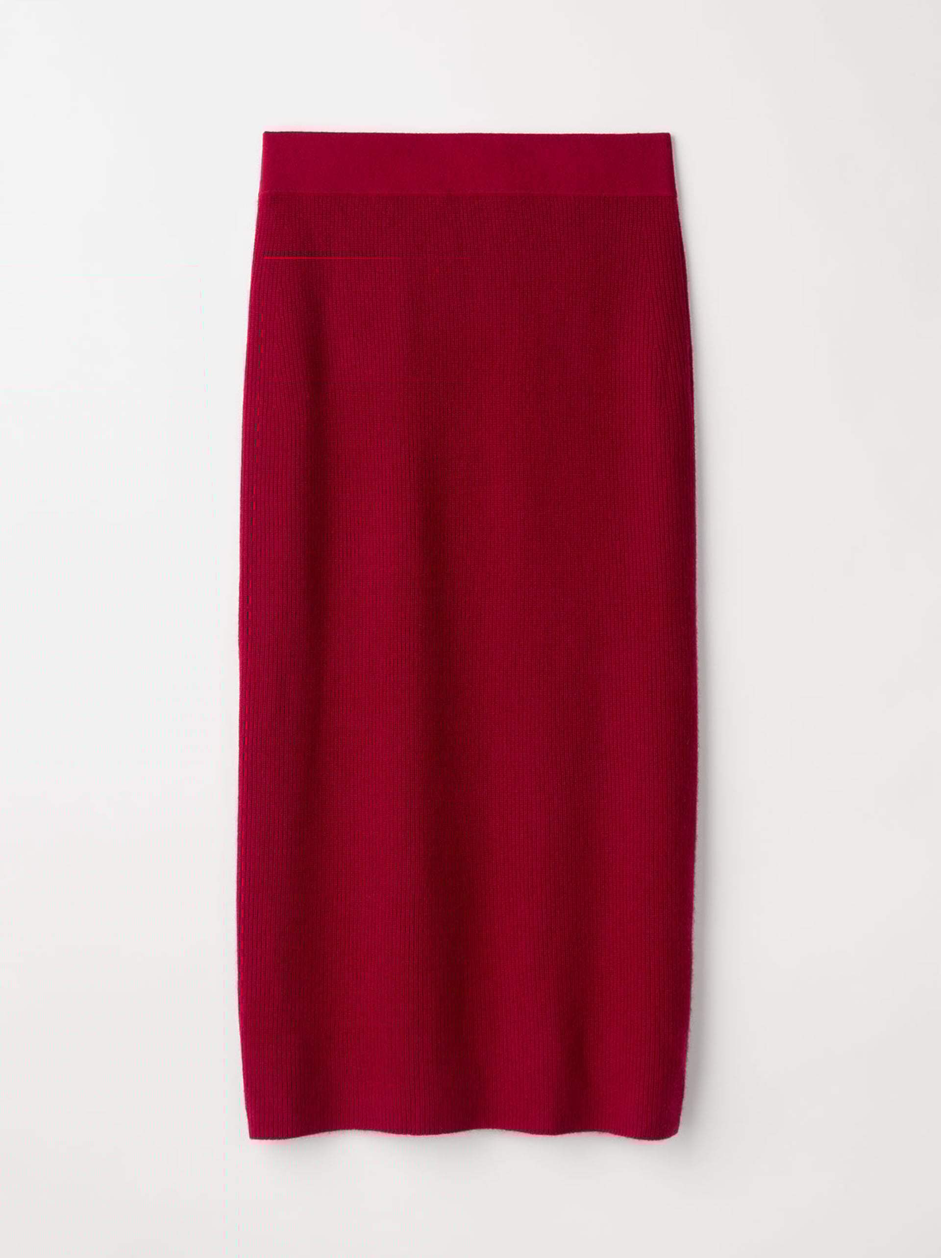Ribbed Skirt Christmas Red 1