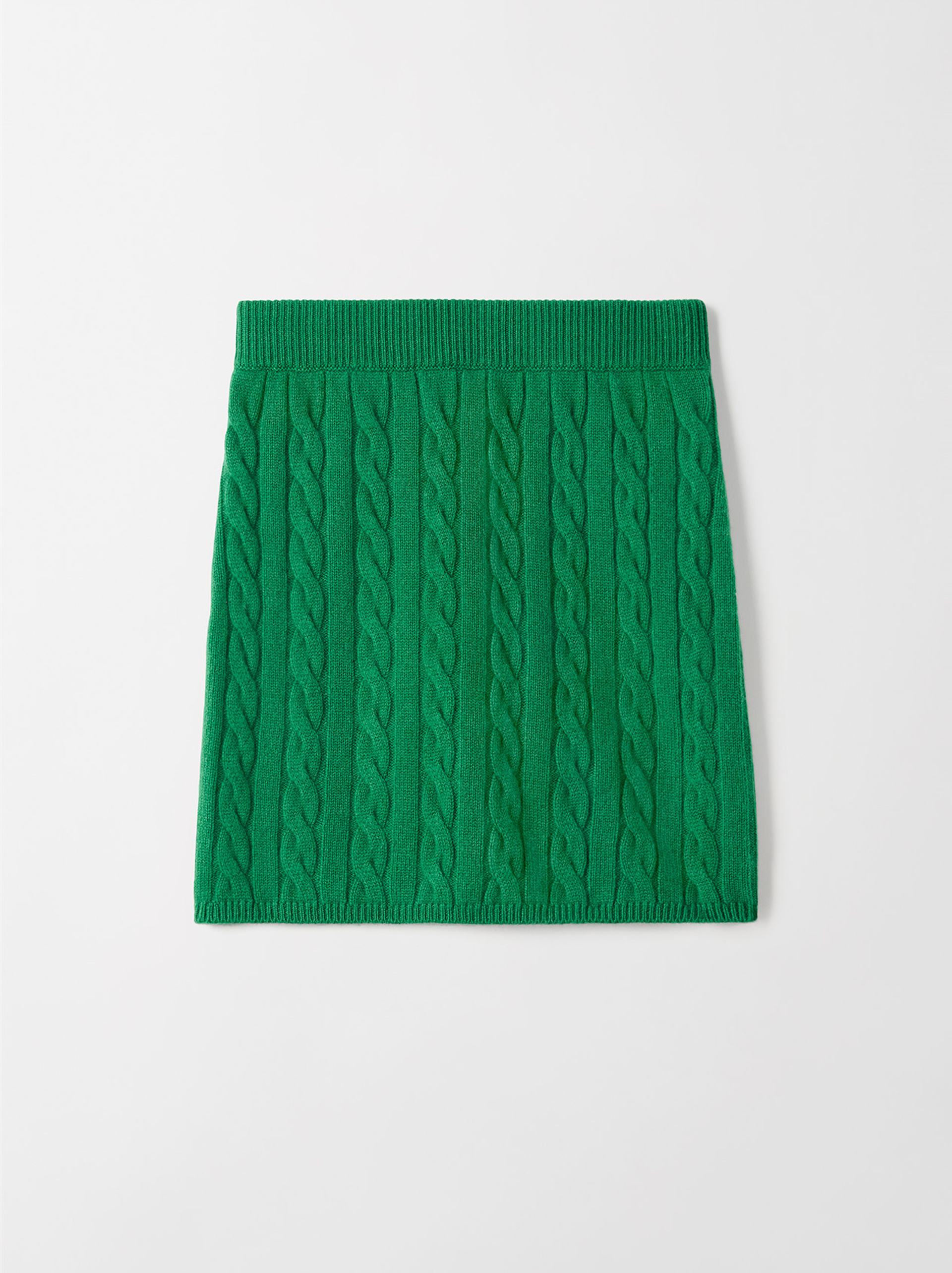 Cable Knit Skirt 0