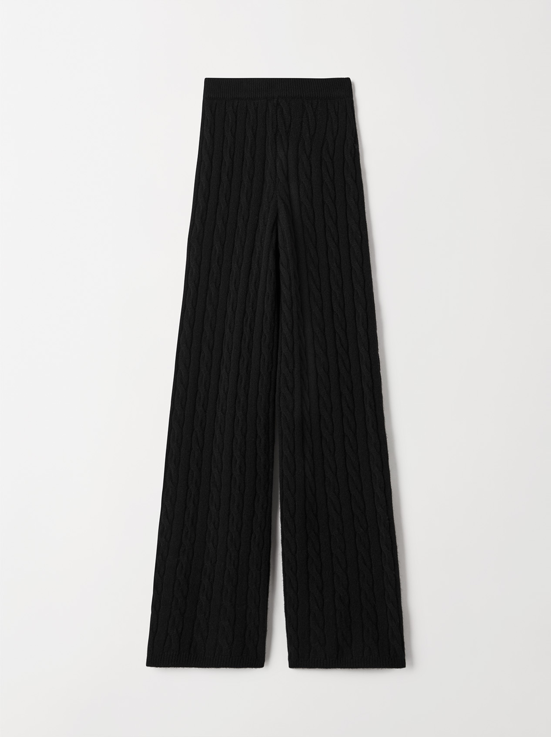Cable knit pants 0