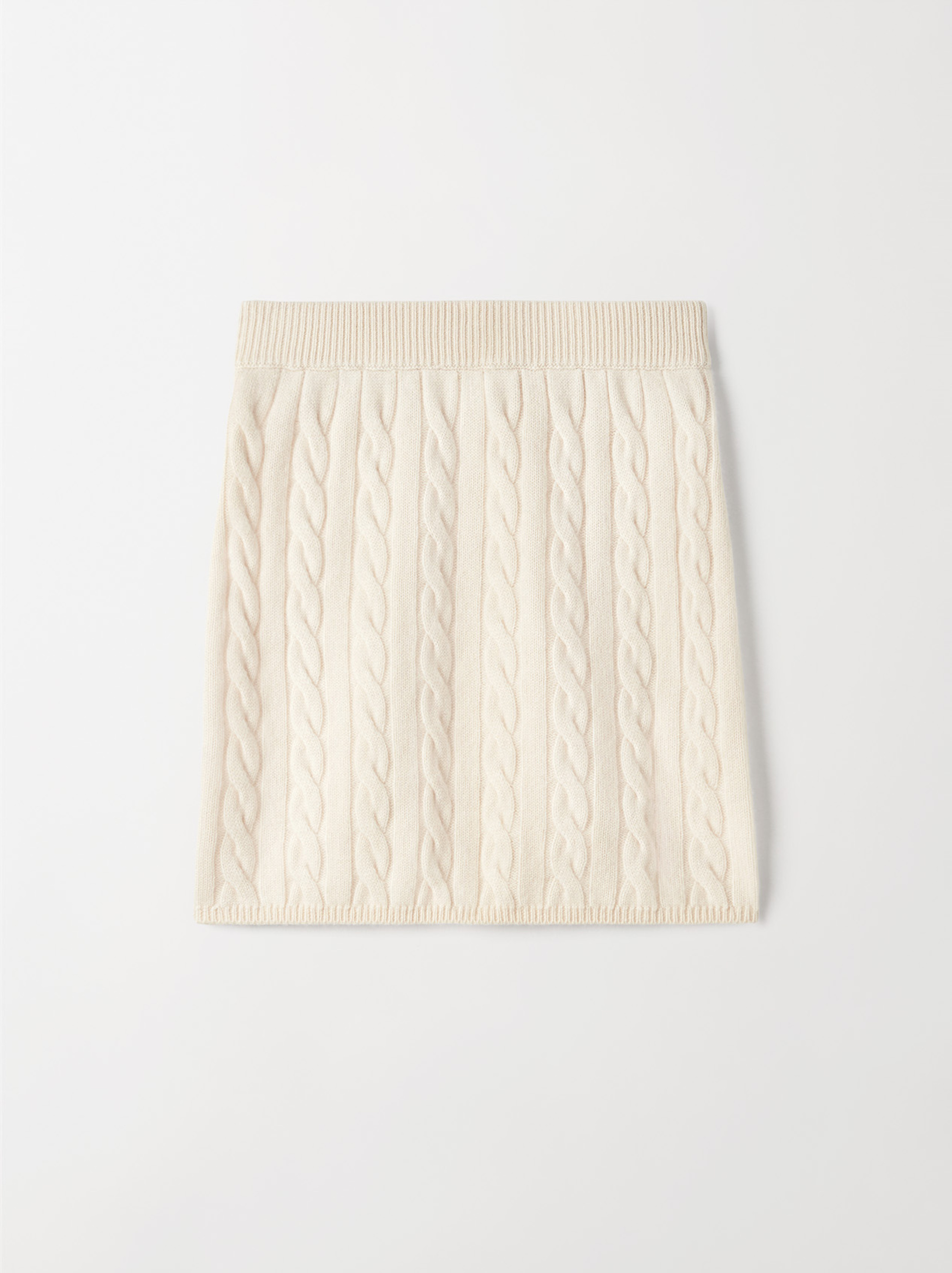 Cable Knit Skirt 0