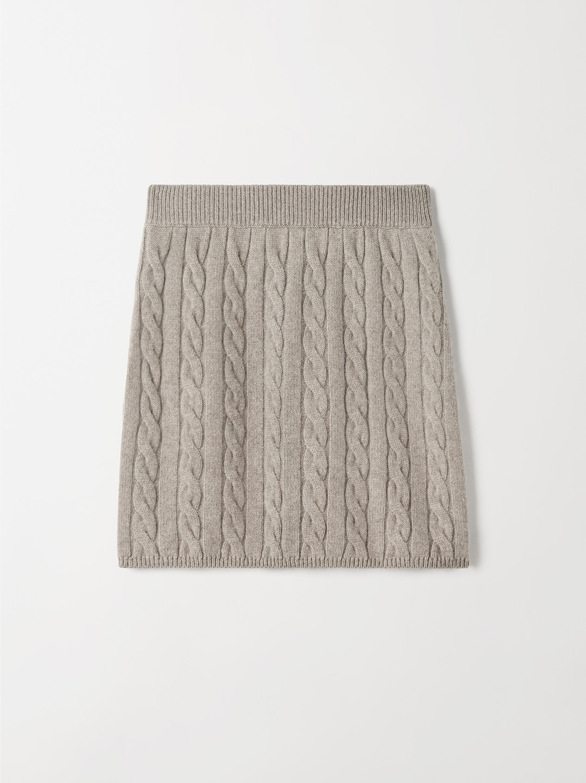 Cable Knit Skirt 0