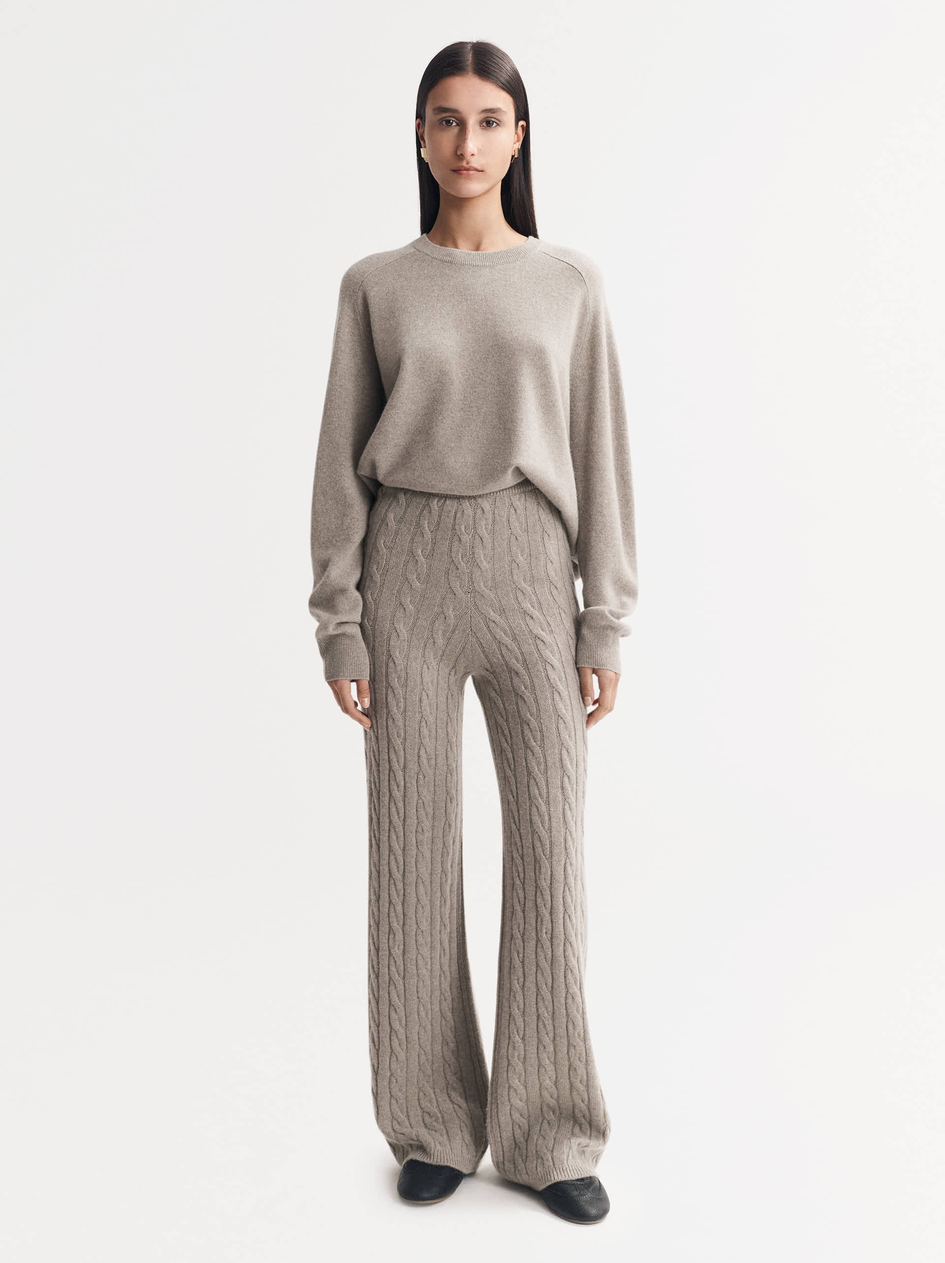 Cable Knit Pants 0