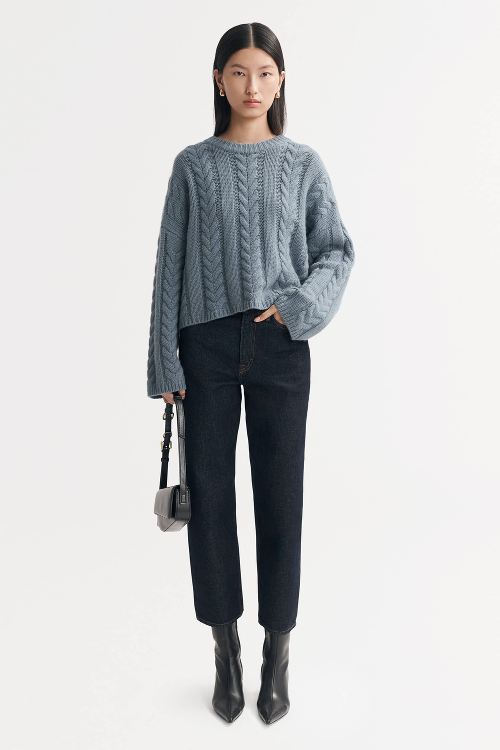 トップス Kitty cable knit tops Black トップス Kitty cable knit tops black Buy Black Cable Knit