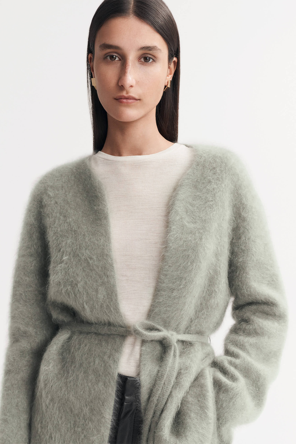 Steven Alan HAMILTON LAMBS WOOL CARDIGAN Steven Alan HAMILTON LAMBS WOOL CARDIGAN