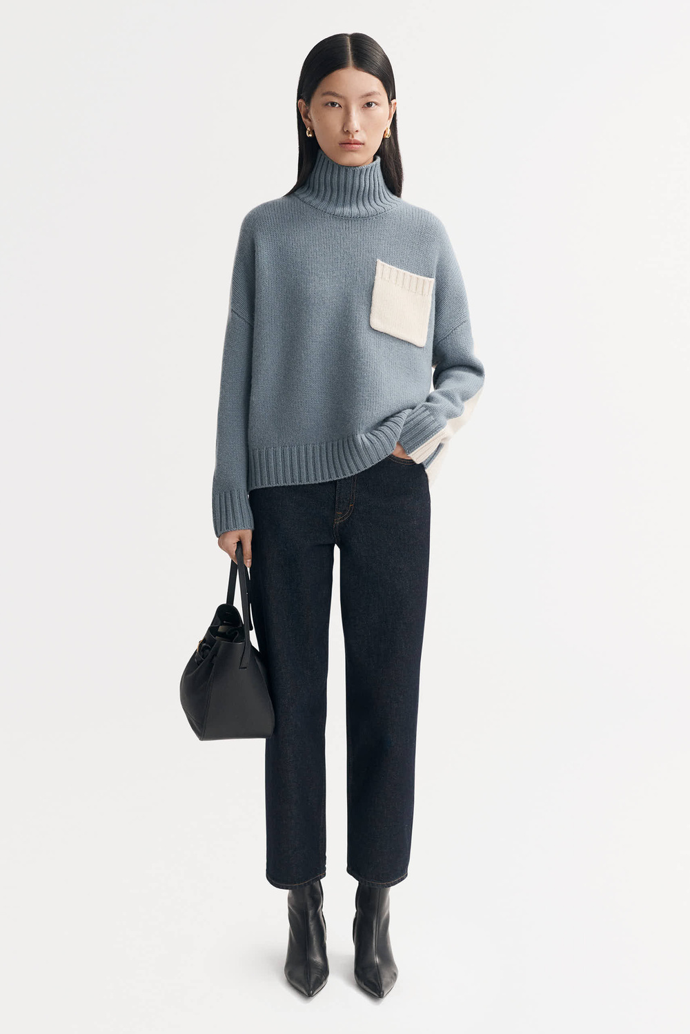 トップス Ribbon point turtle knit tops gray TWA2985-HTR-1.jpg?v=1659747720