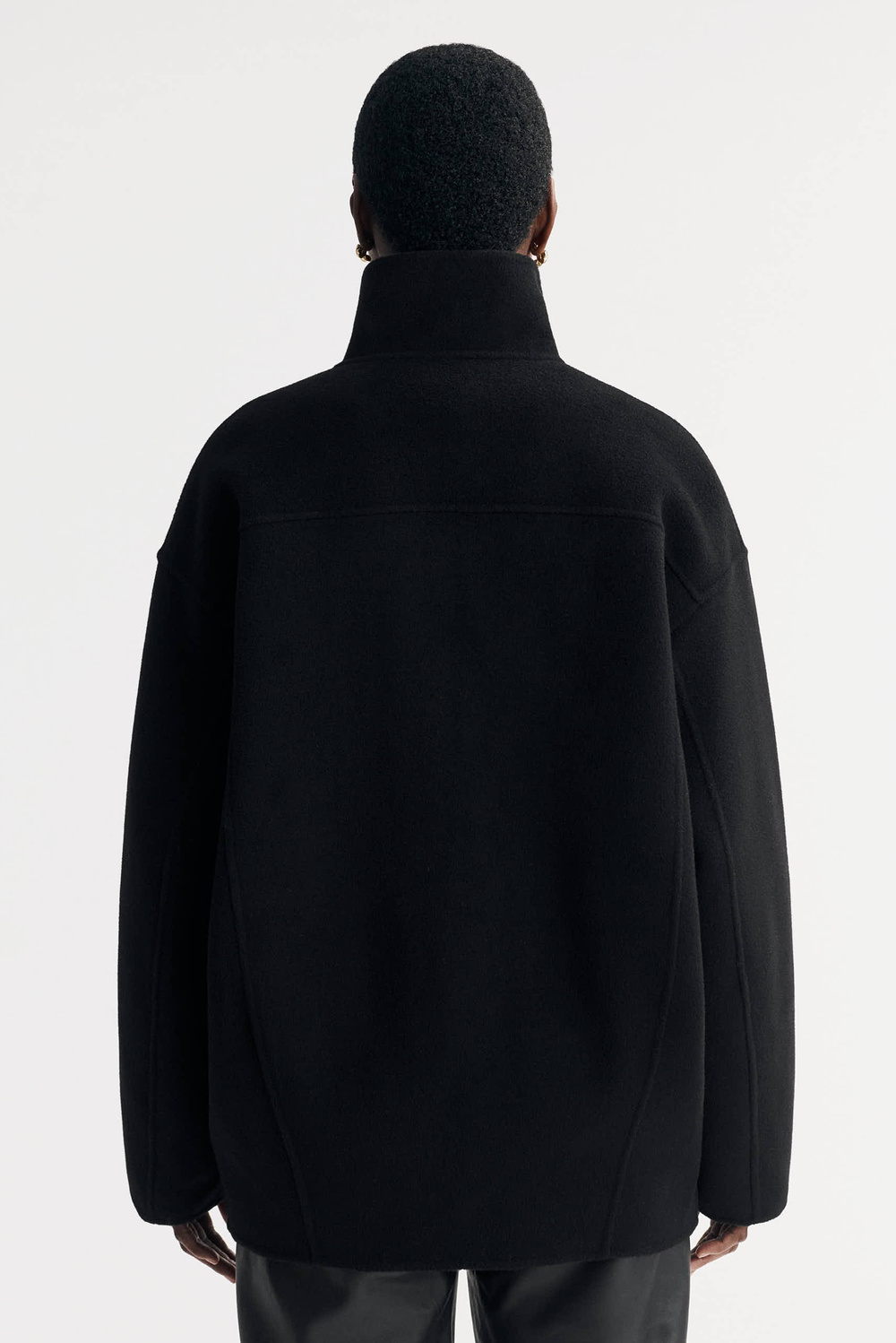 その他 Soft Goat Black cashmere suit Zip Jacket - Tops - Black | Soft Goat