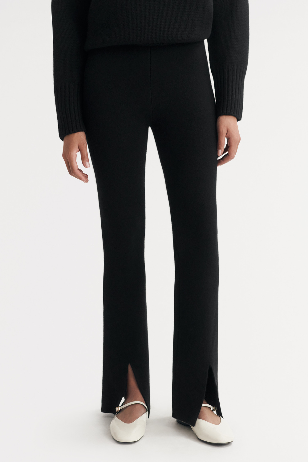 goat essence SIDE SLIT WIDE PANTS size2 GOAT ESSENCE