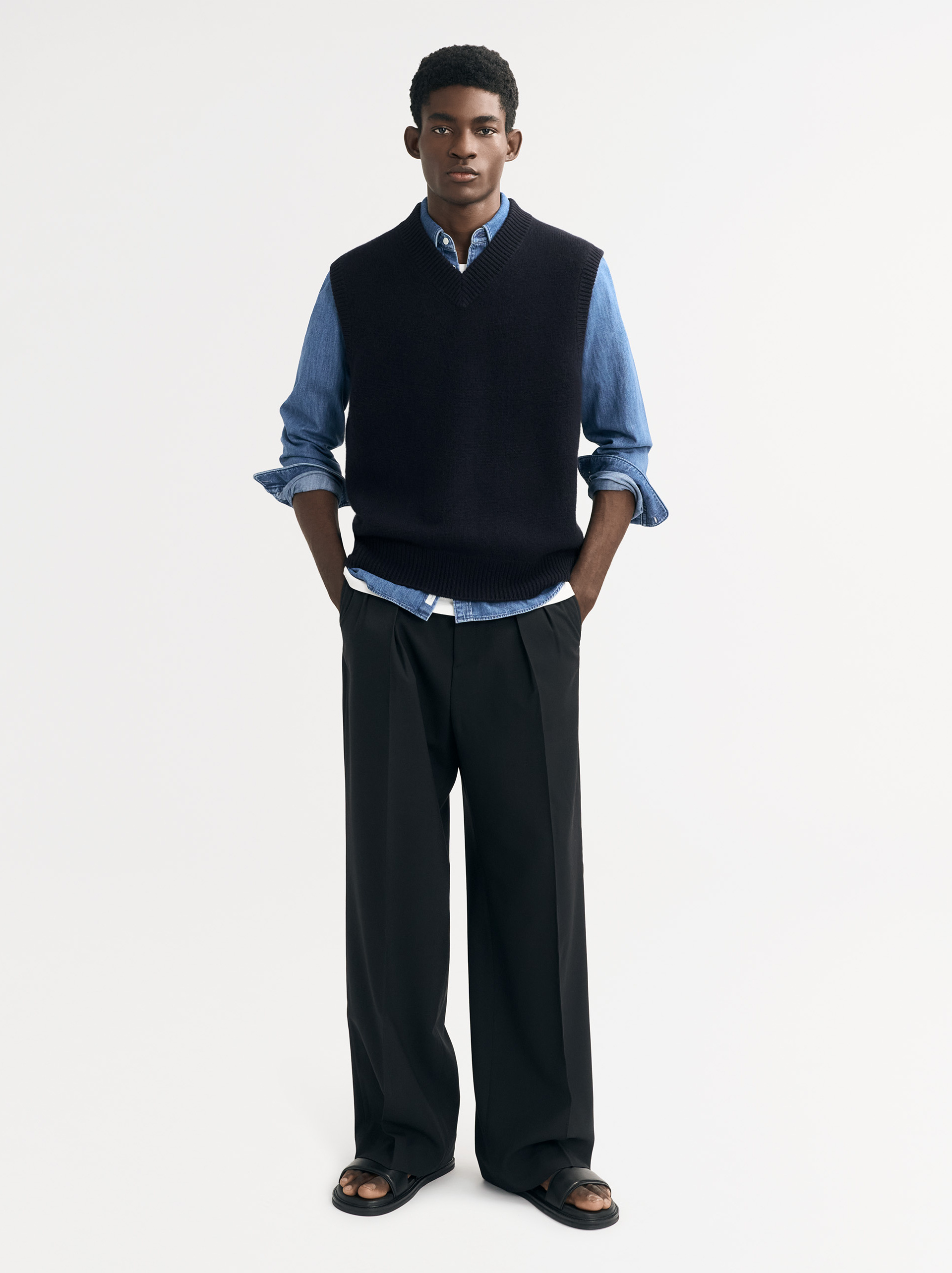 Men's Vest Navy 2