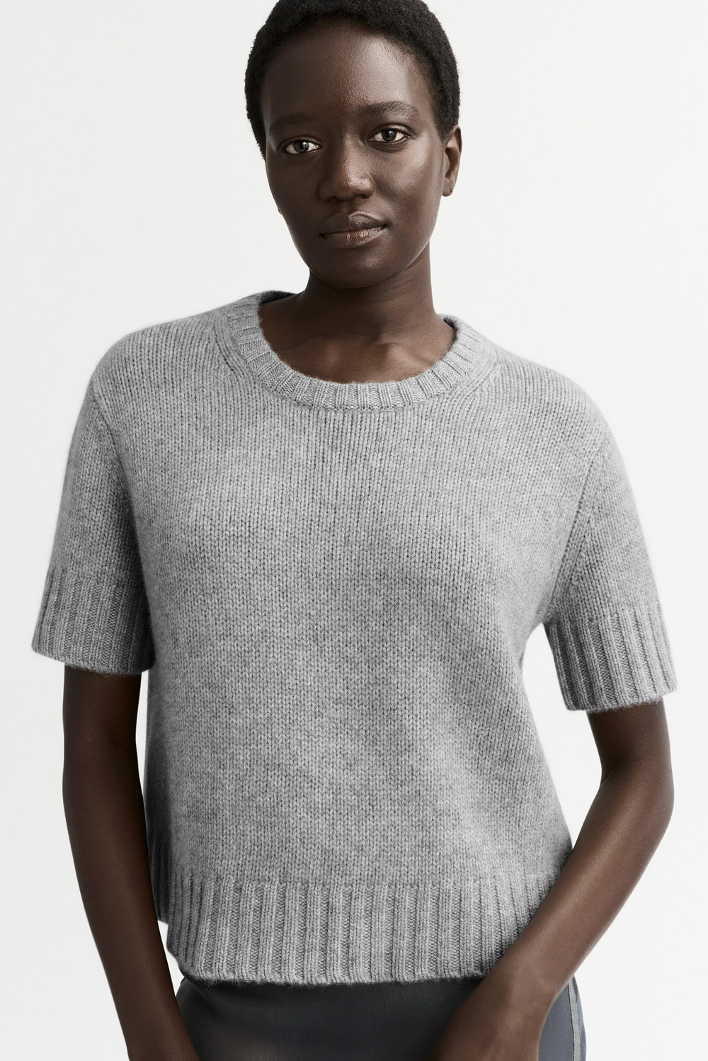 Chunky Short Sleeve - Shortsleeves - Black | Soft Goat
