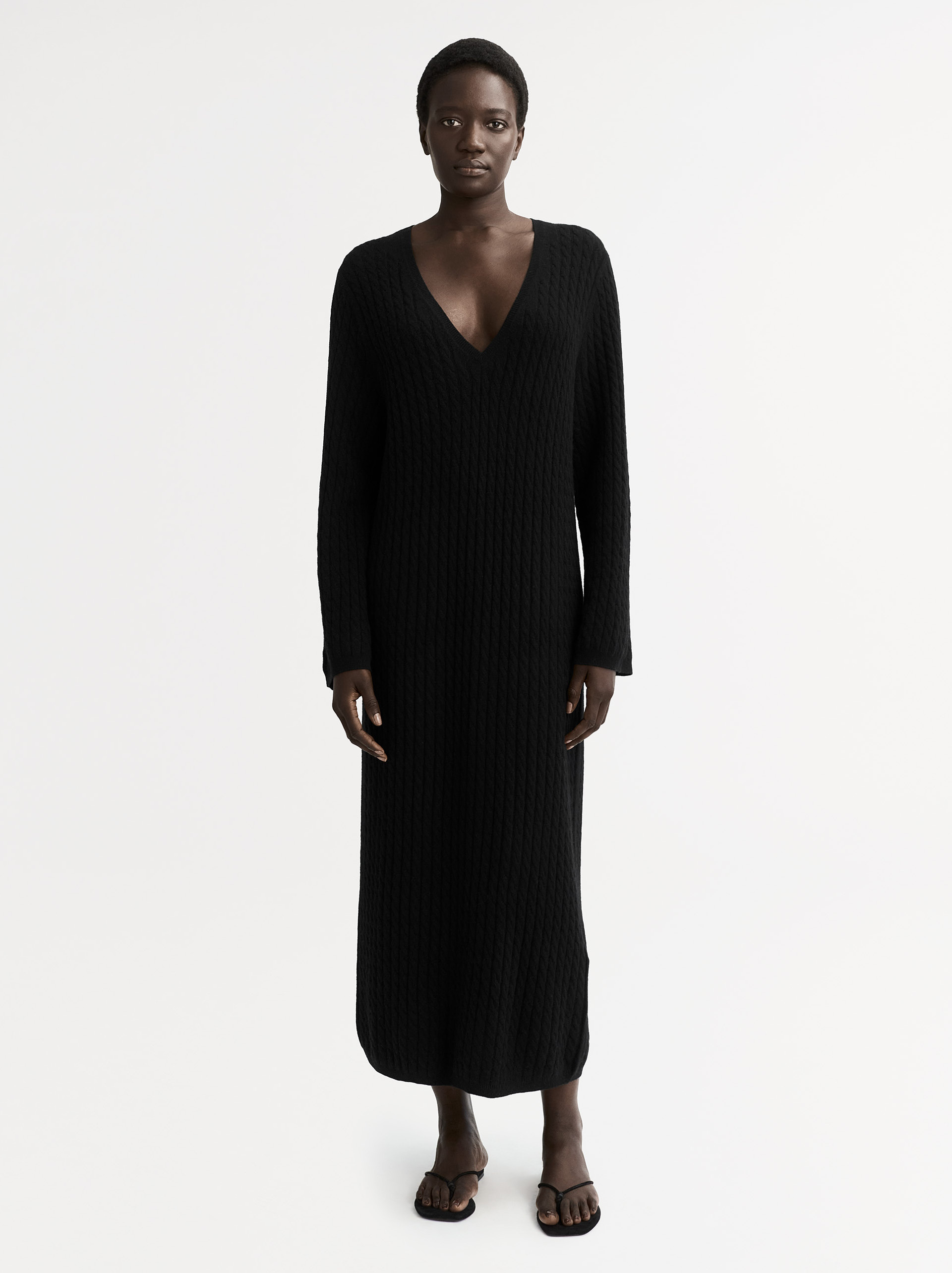 Cable Knit Dress 0