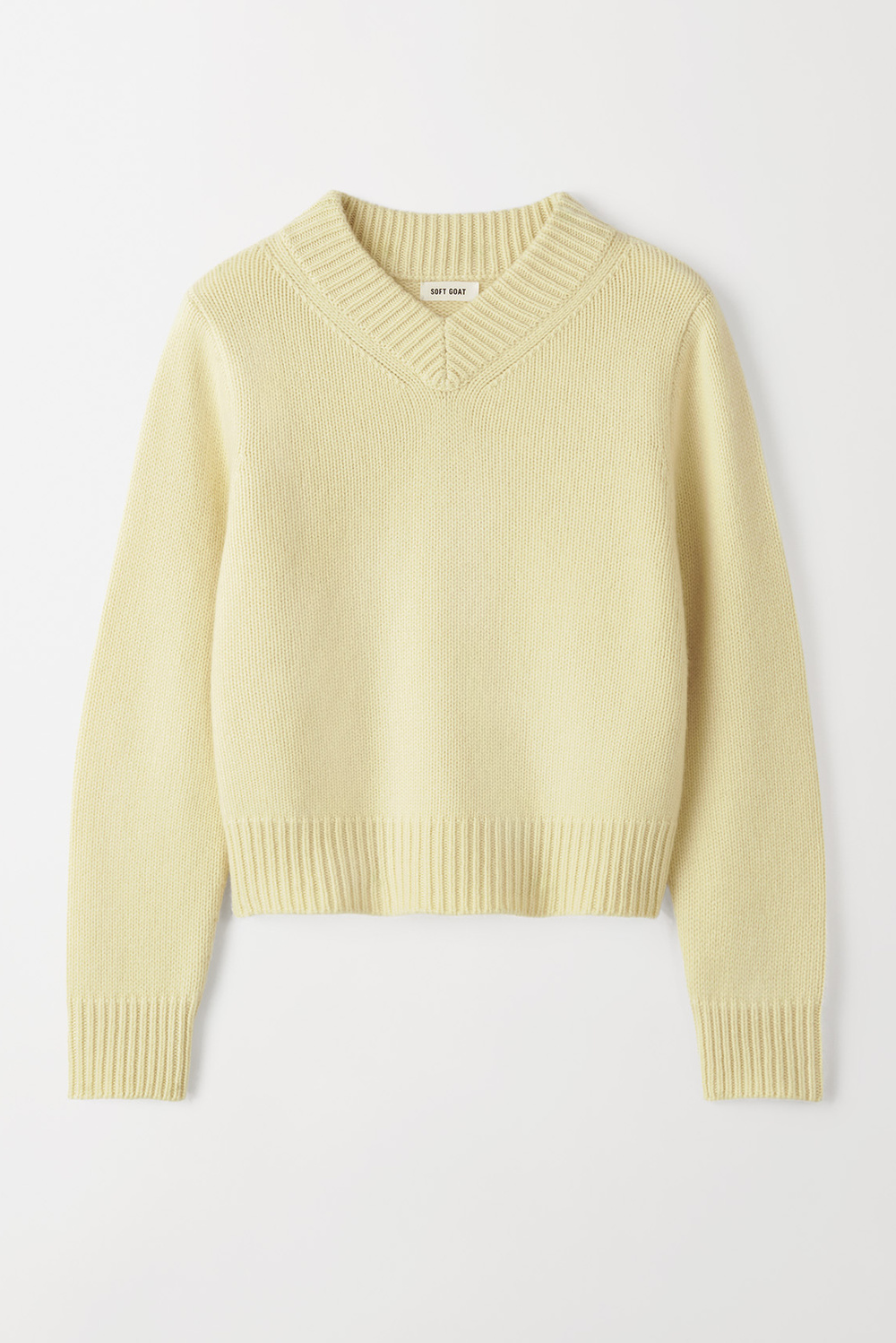 [送料込] soft wool V-neck KNIT Women's Wired Knit Sweater V-Neck Pullover Long Sleeve