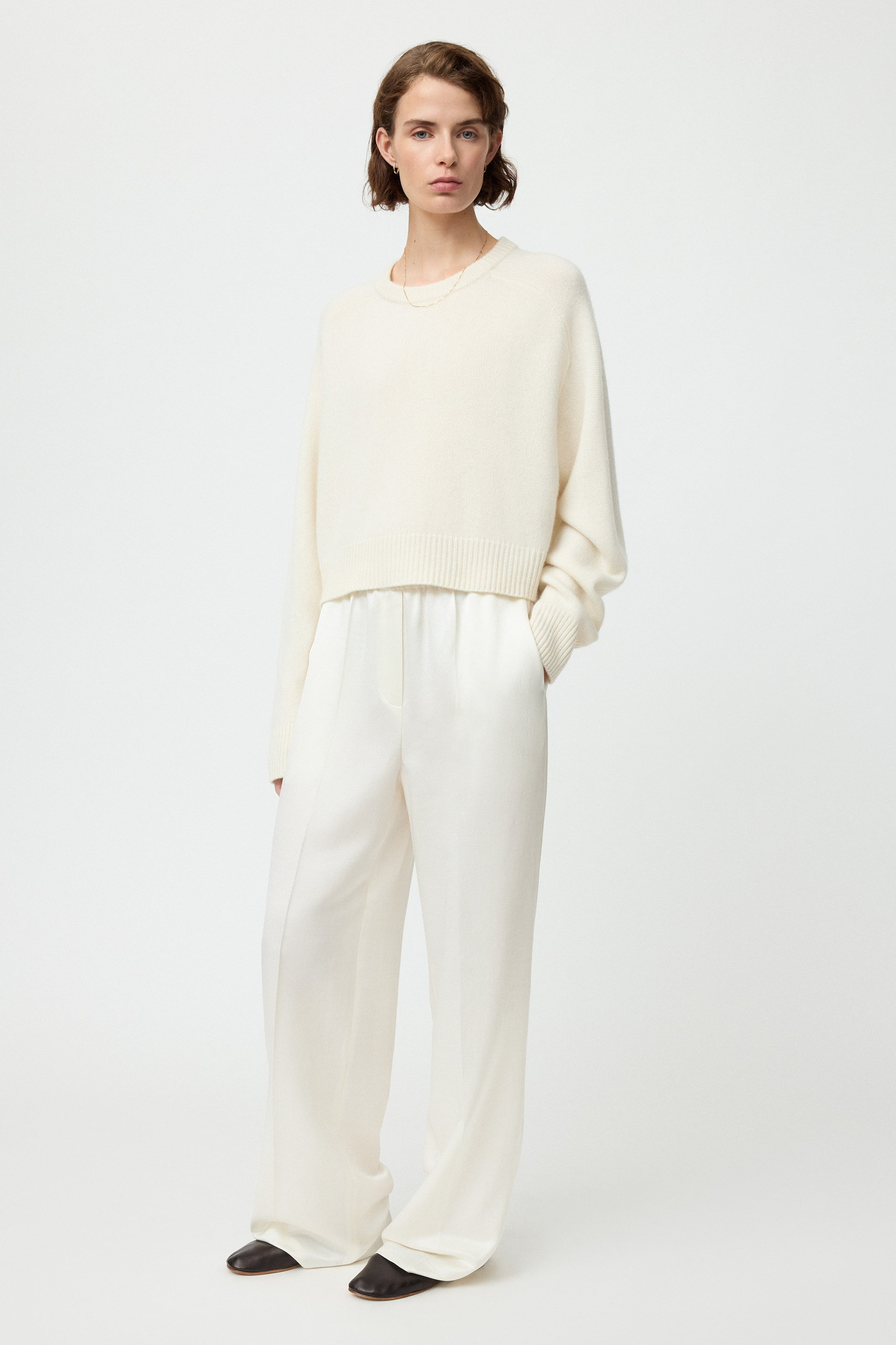 Cashmere top Feather White 2