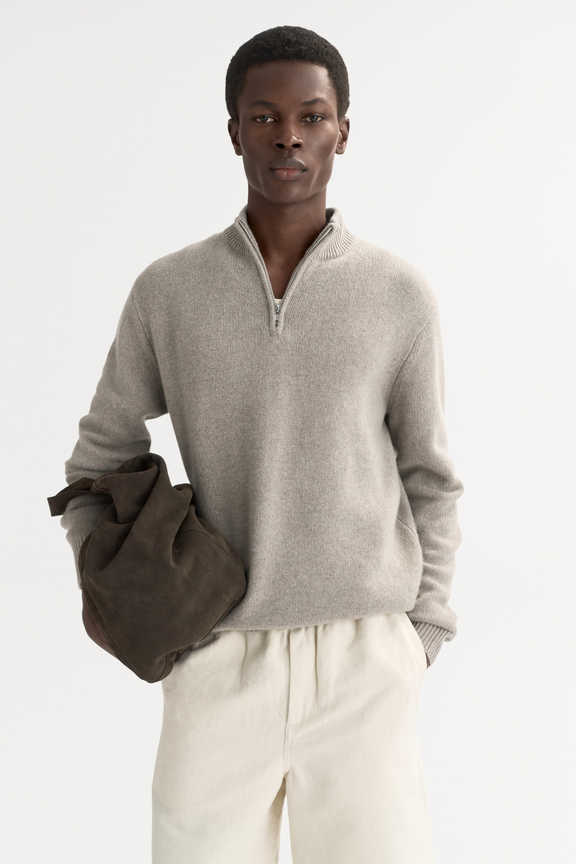 Men's chunky half zip 2