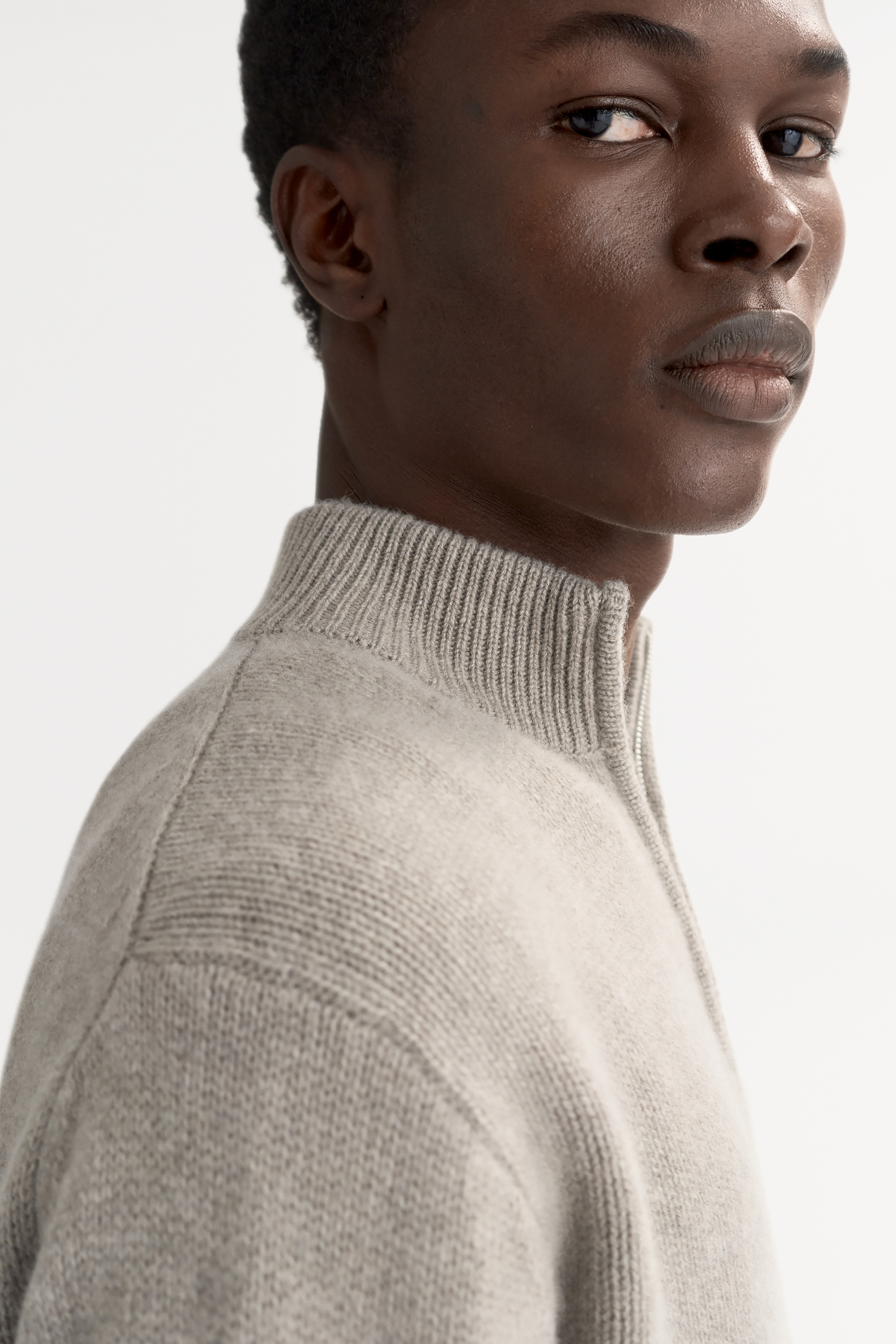 Men's chunky half zip 4