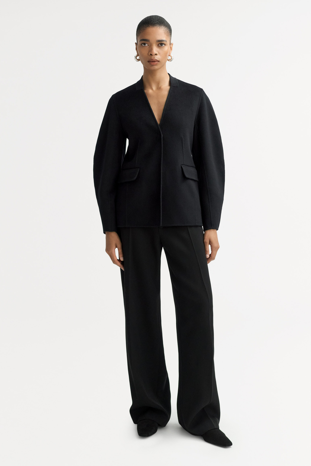 その他 Soft Goat Black cashmere suit Blazer - Jackets & Coats - Black | Soft Goat