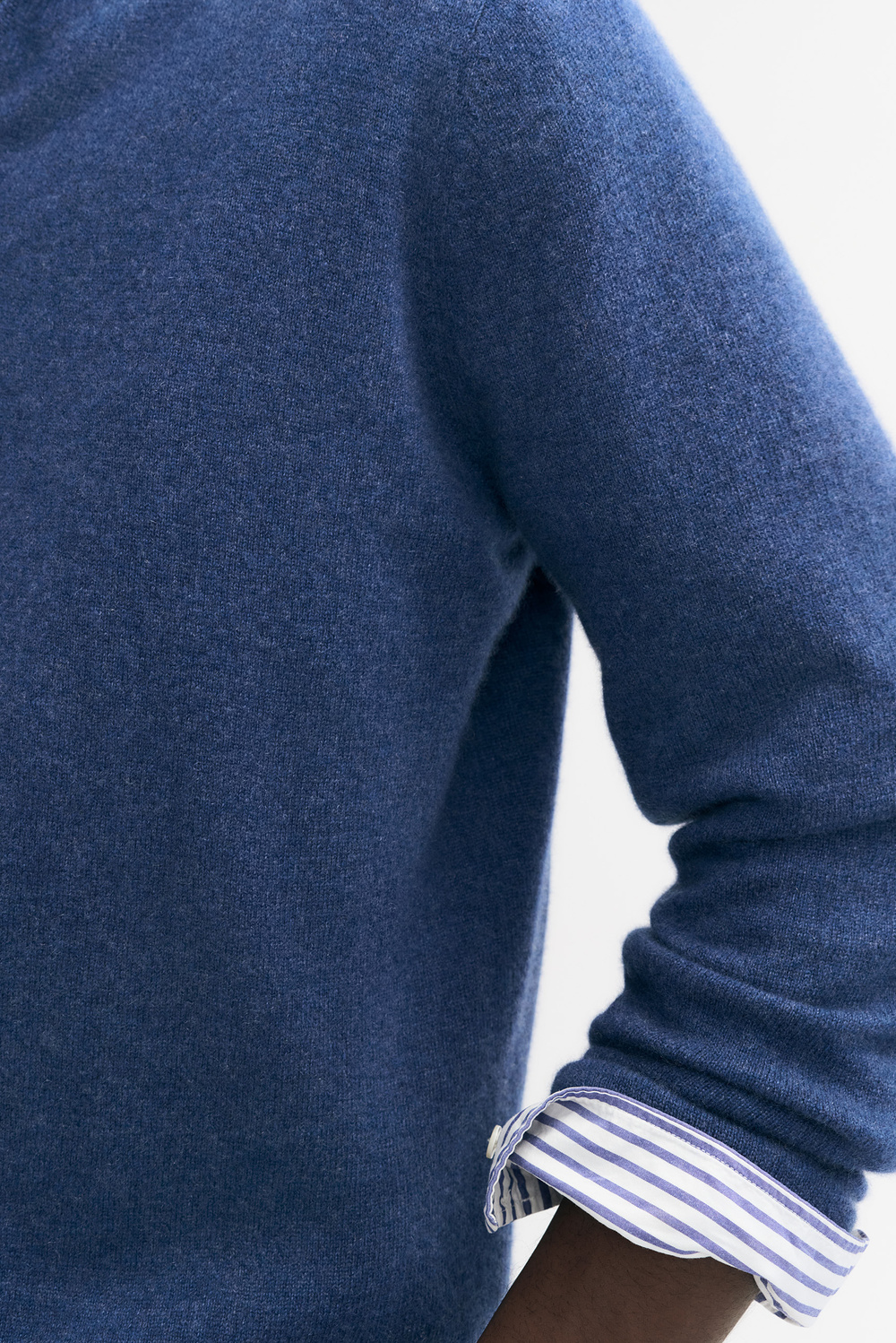 【riAndco】[M] Goat Half Zip-up Goat Half Zip-up Navy - riandco | 60% - Asian Fashion Online