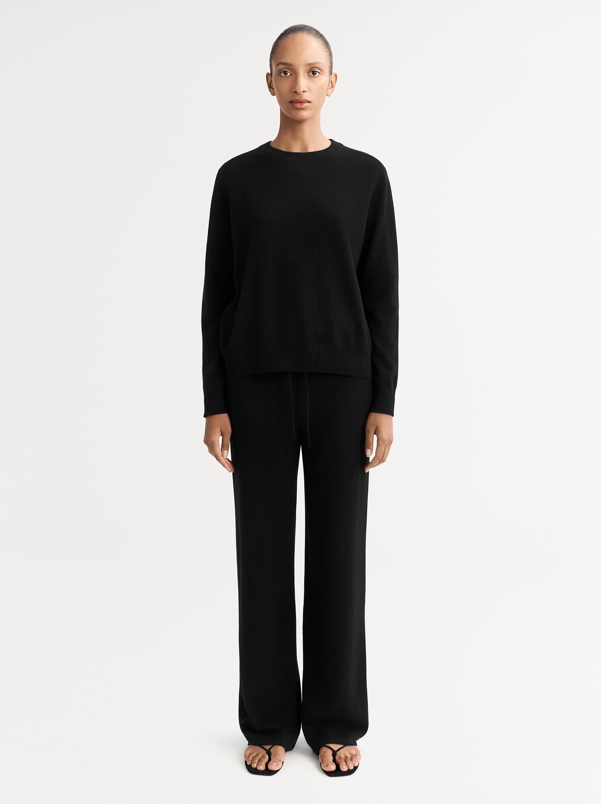 その他 Soft Goat Black cashmere suit Soft Goat Black cashmere suit | TheDoubleF