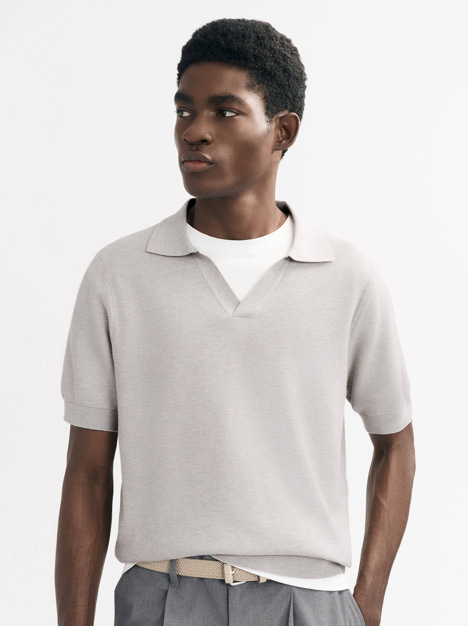 Men's Waffle Pique 2