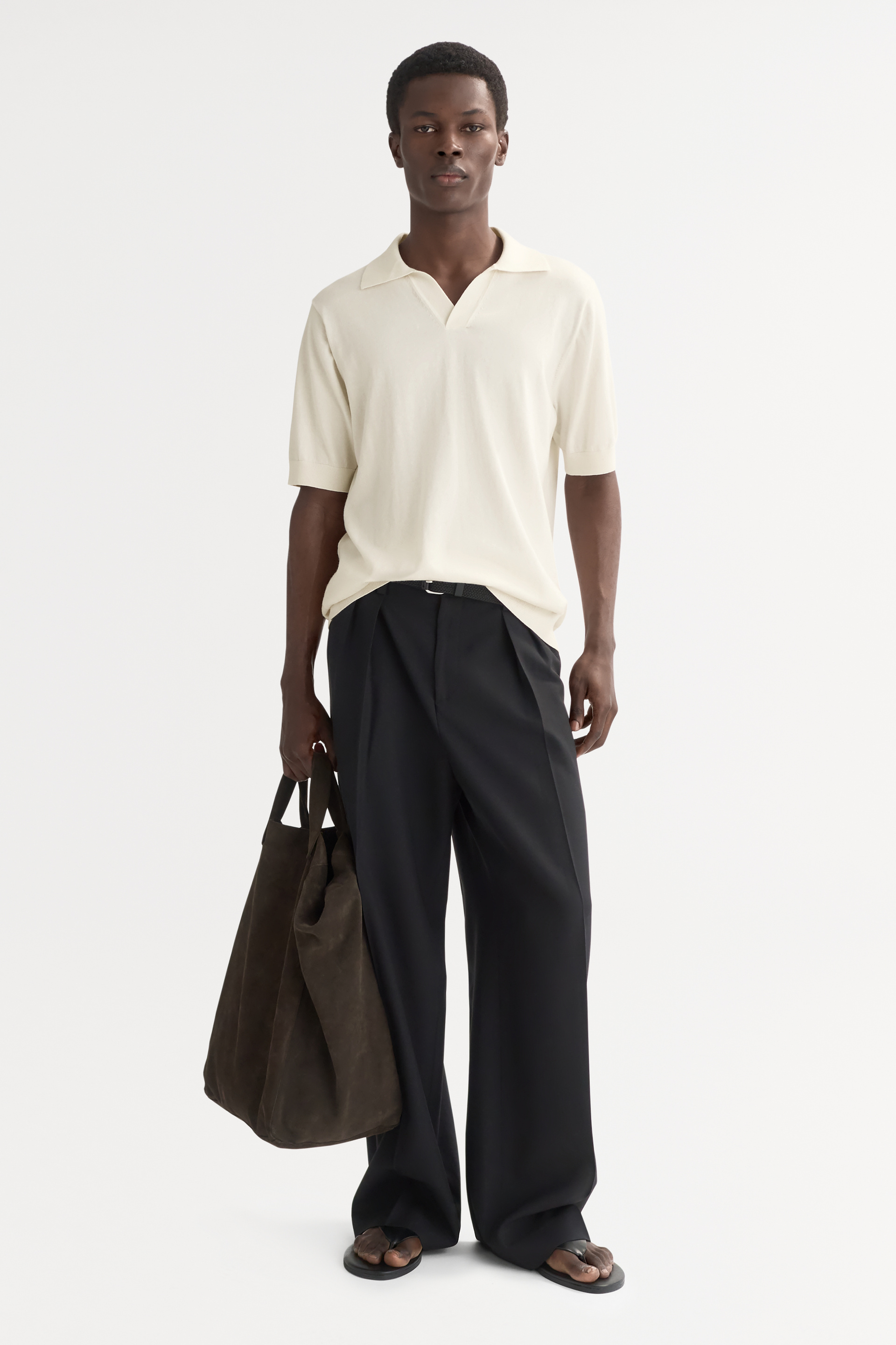 Men's Pique Feather White 2