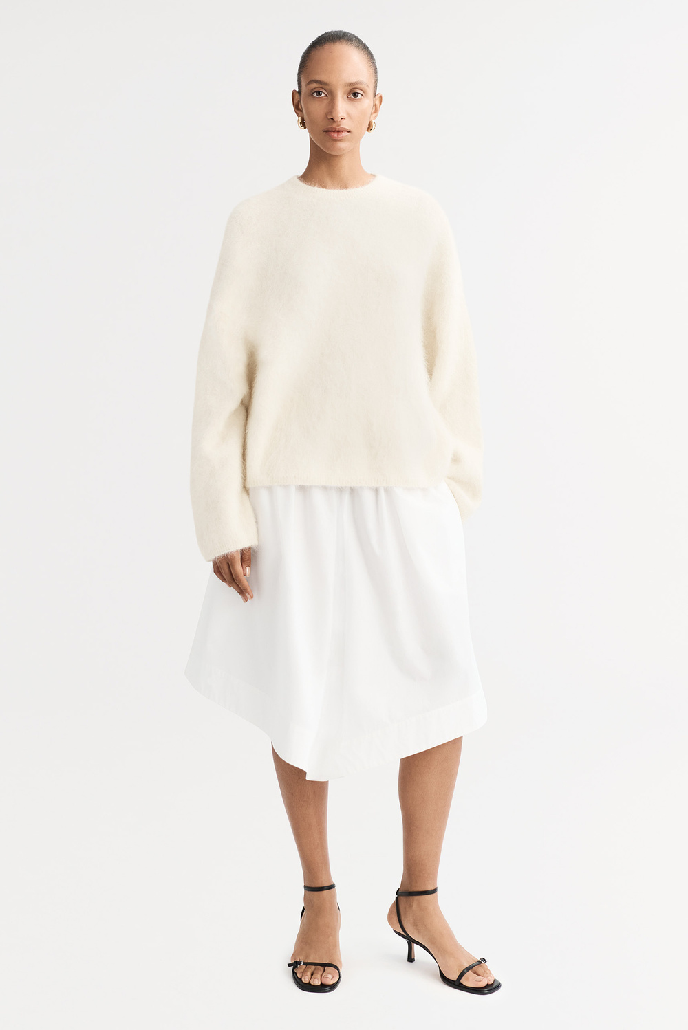 Cashmere Set - Rundhalsat - Greige | Soft Goat