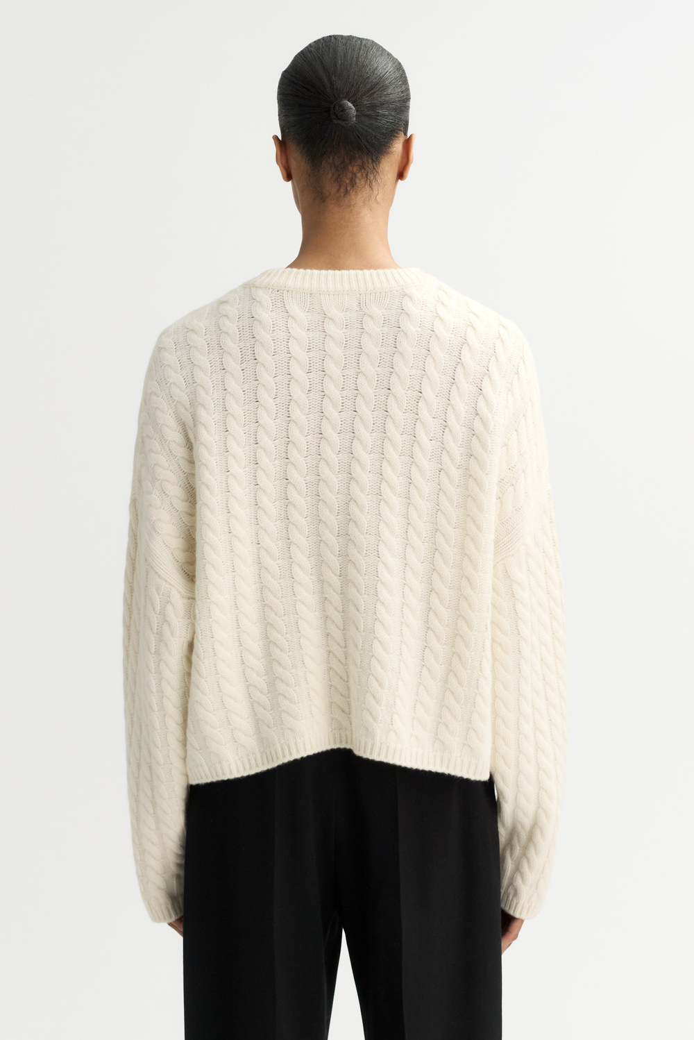 2024aw] SEVESKIG / Melting Cable Knit Pullover – utility