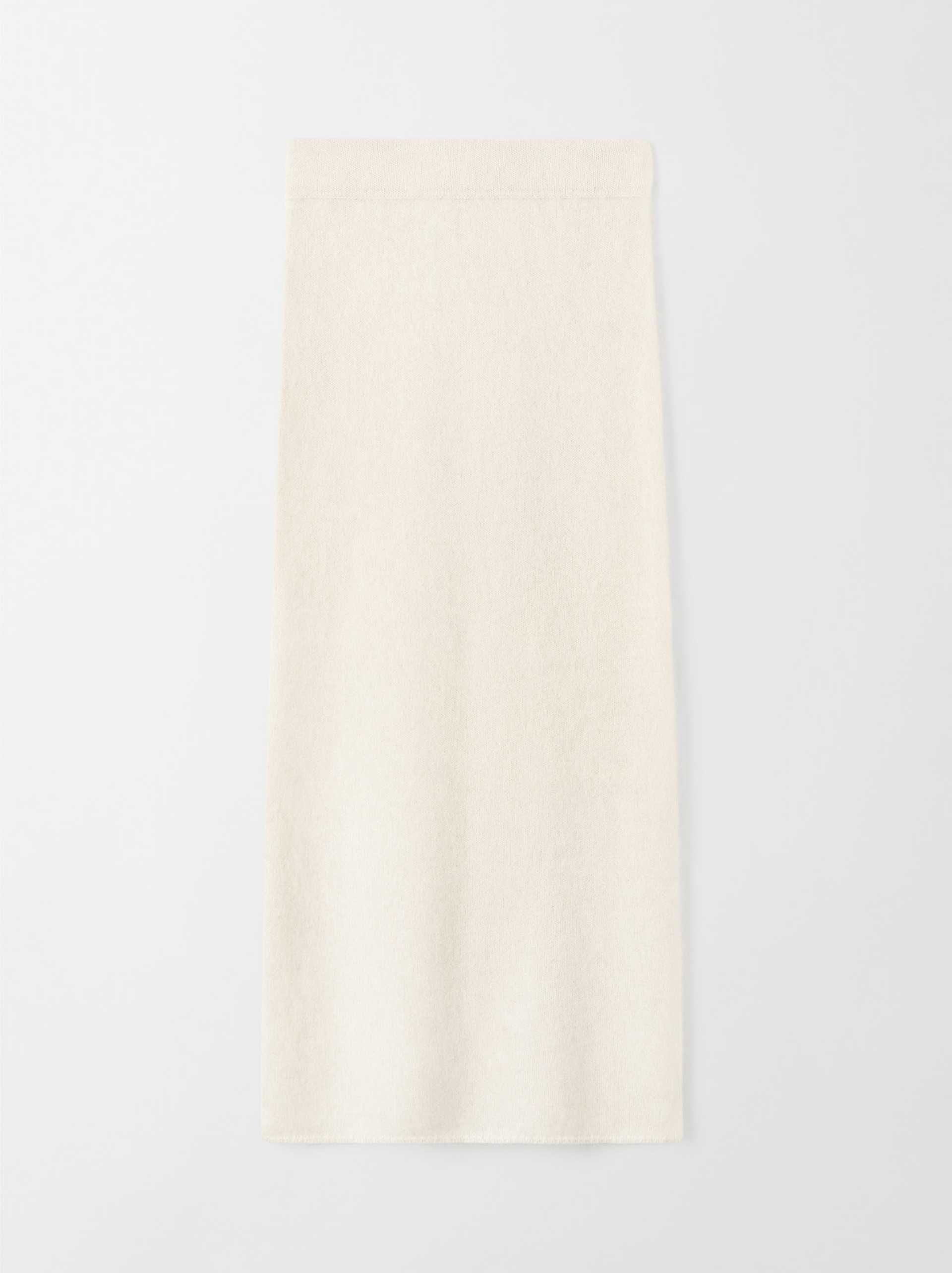 Brushed Skirt Feather White 1