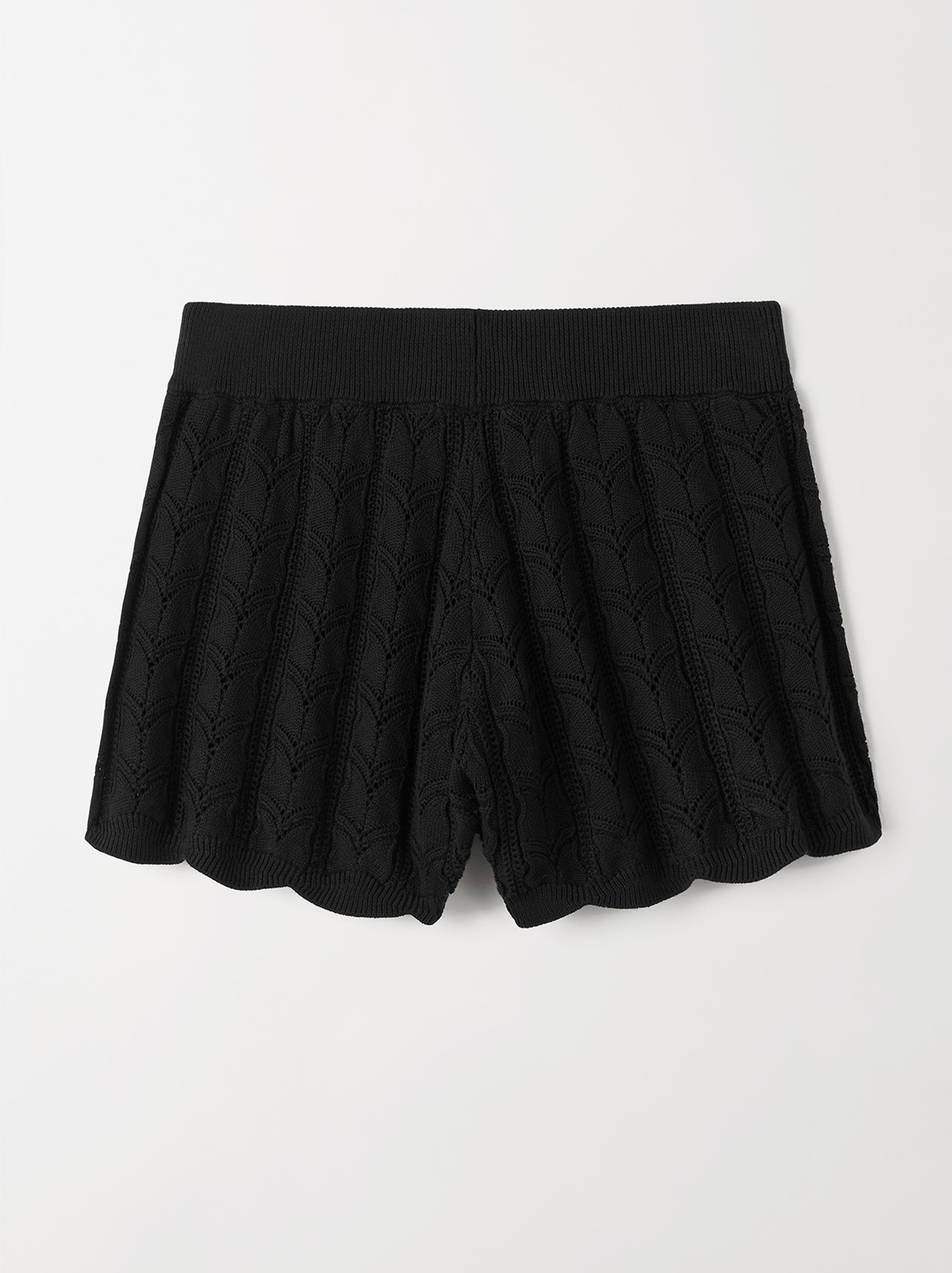 Crochet Shorts Black 1