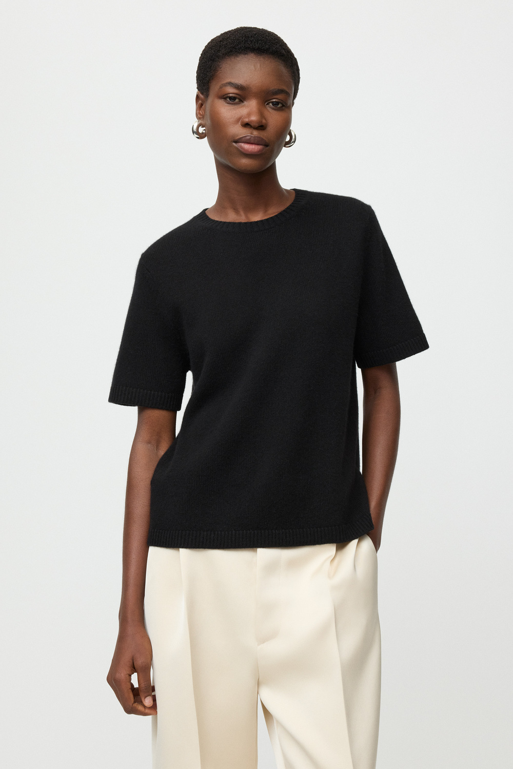 Oversized t-shirt - Shortsleeves - Waxed Paper | Soft Goat