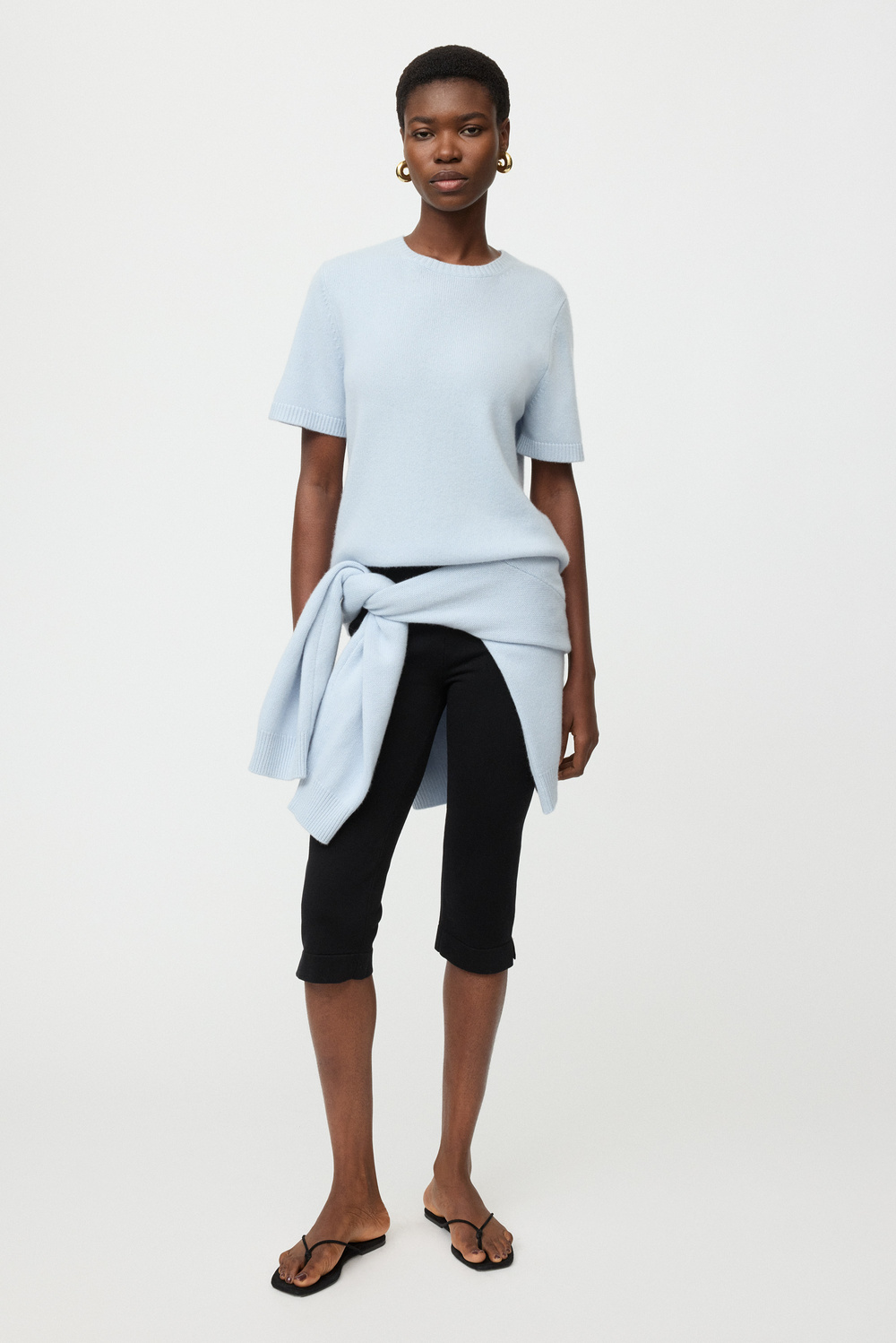 Oversized t-shirt - Shortsleeves - Ice Blue | Soft Goat