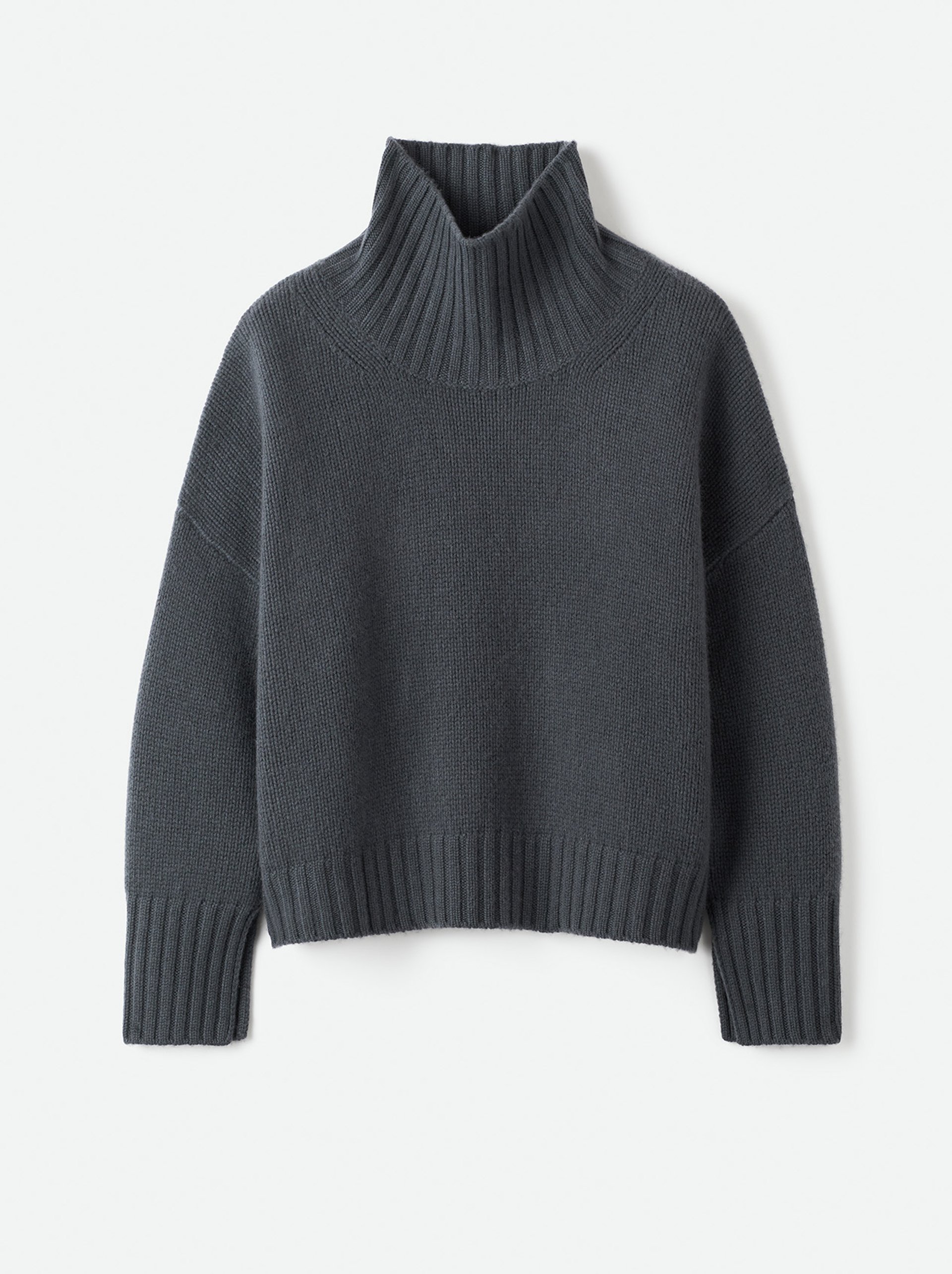 Girlfriend Turtleneck Anthracite 1