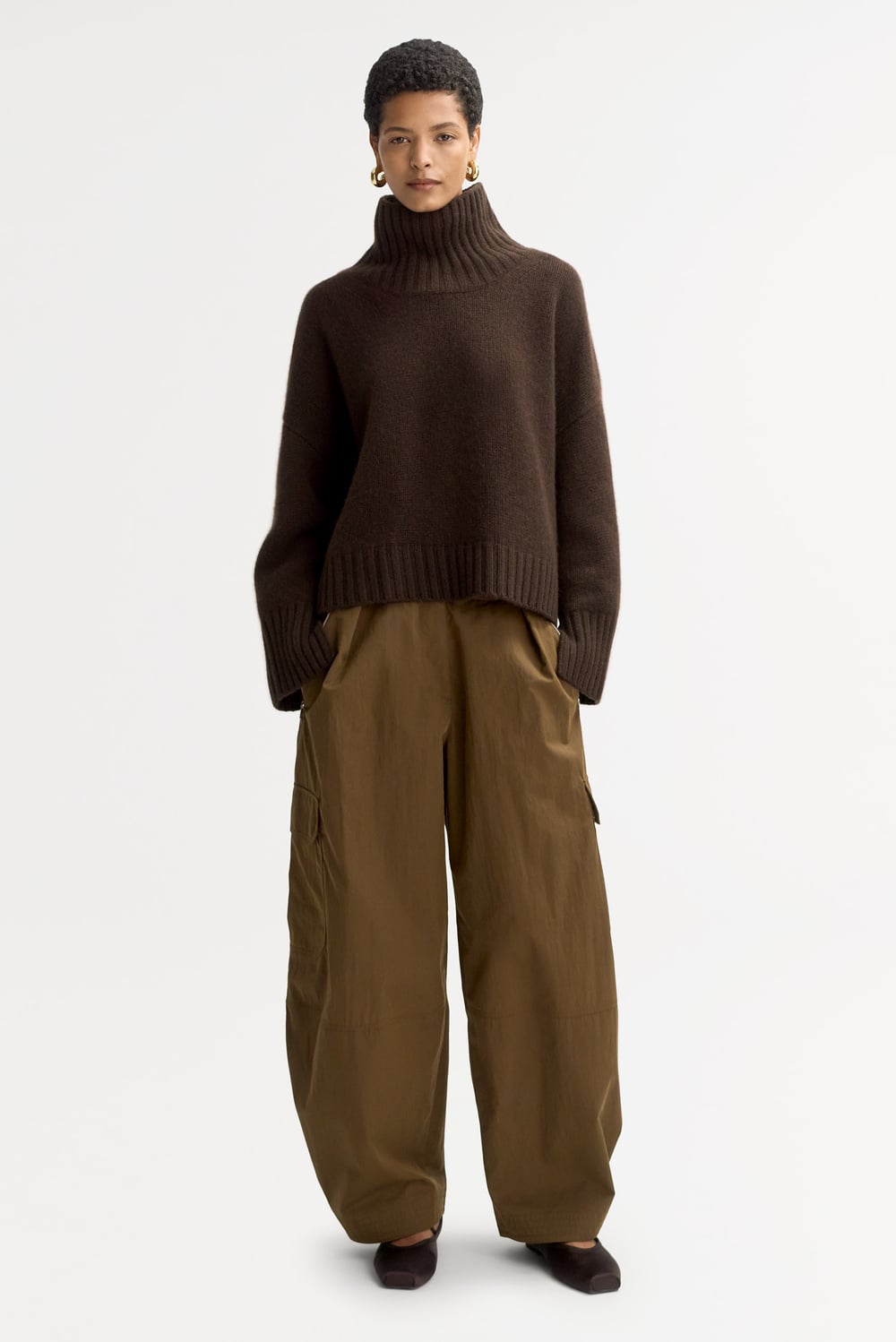 Girlfriend turtleneck - Turtlenecks - Mocha | Soft Goat 