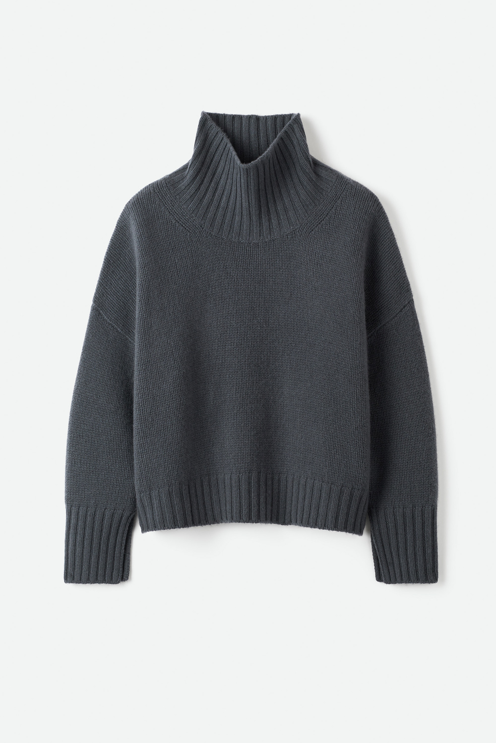 Brushed short sleeve turtleneck - Shortsleeves - Dahlia | Soft Goat