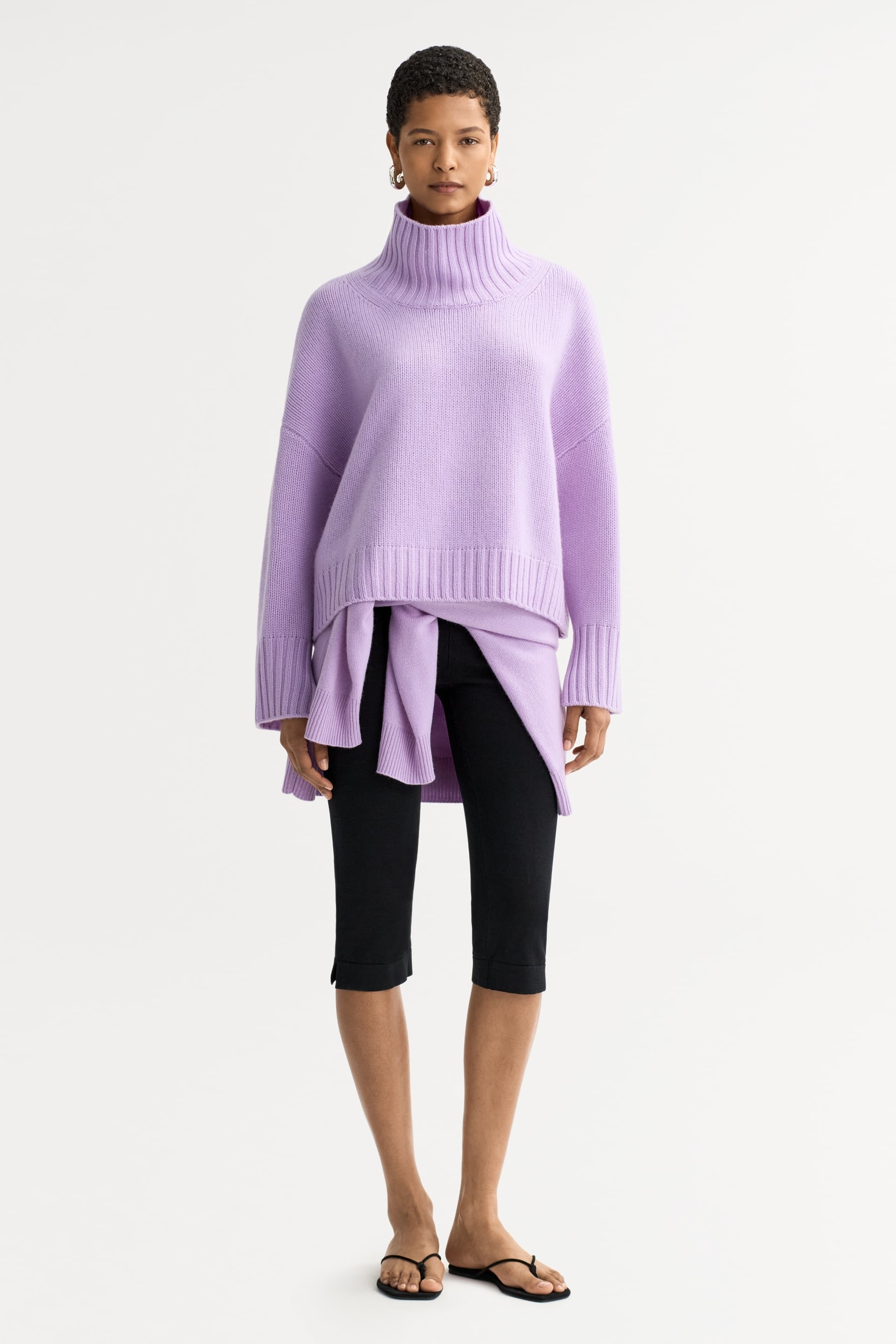 Girlfriend turtleneck Lavender 2