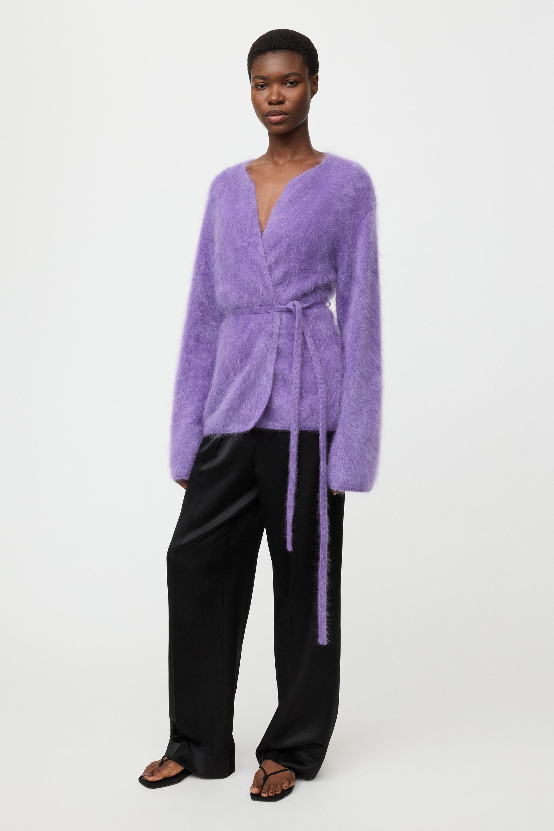 Brushed cardigan 0