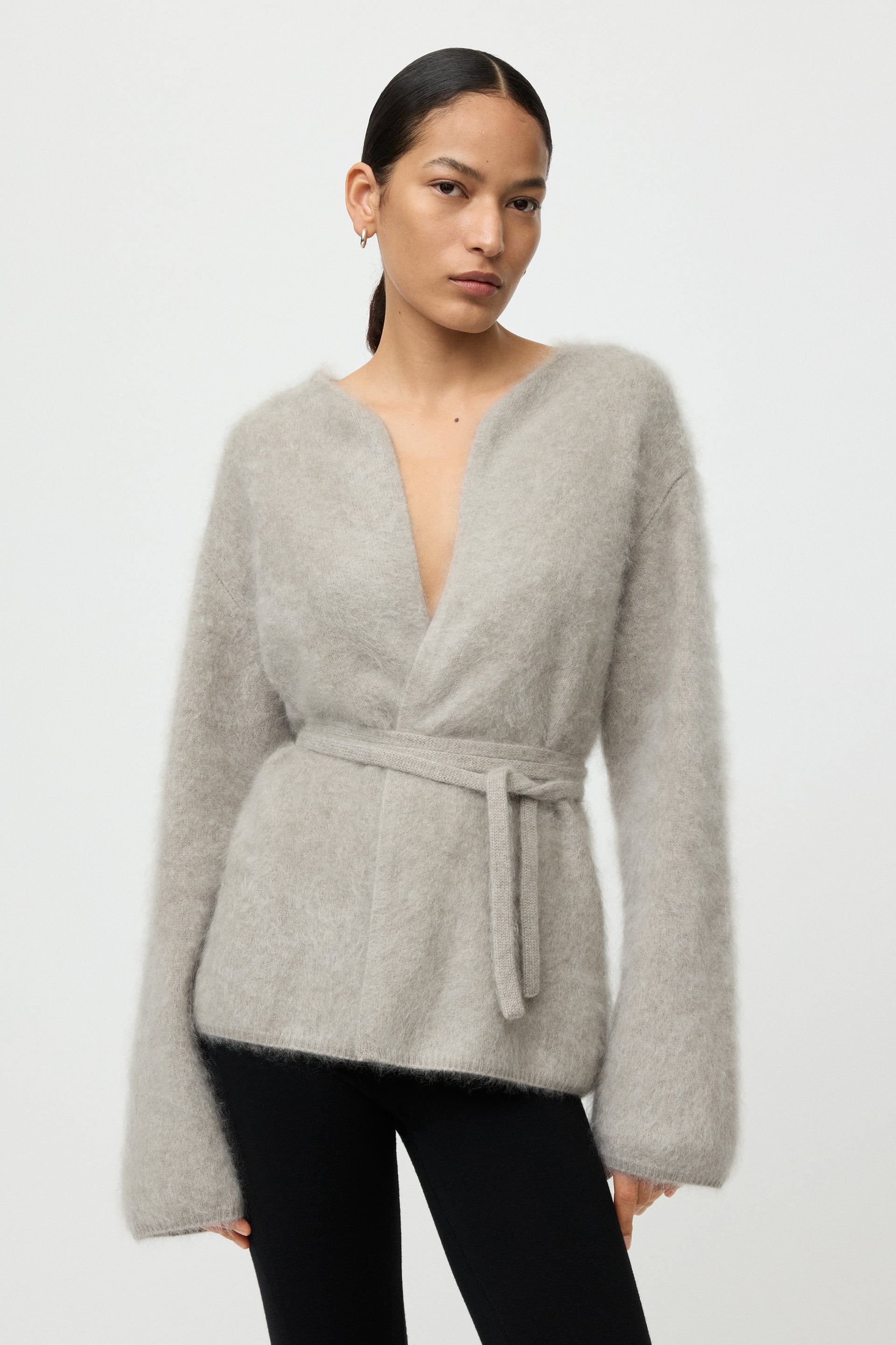 Brushed cardigan 2