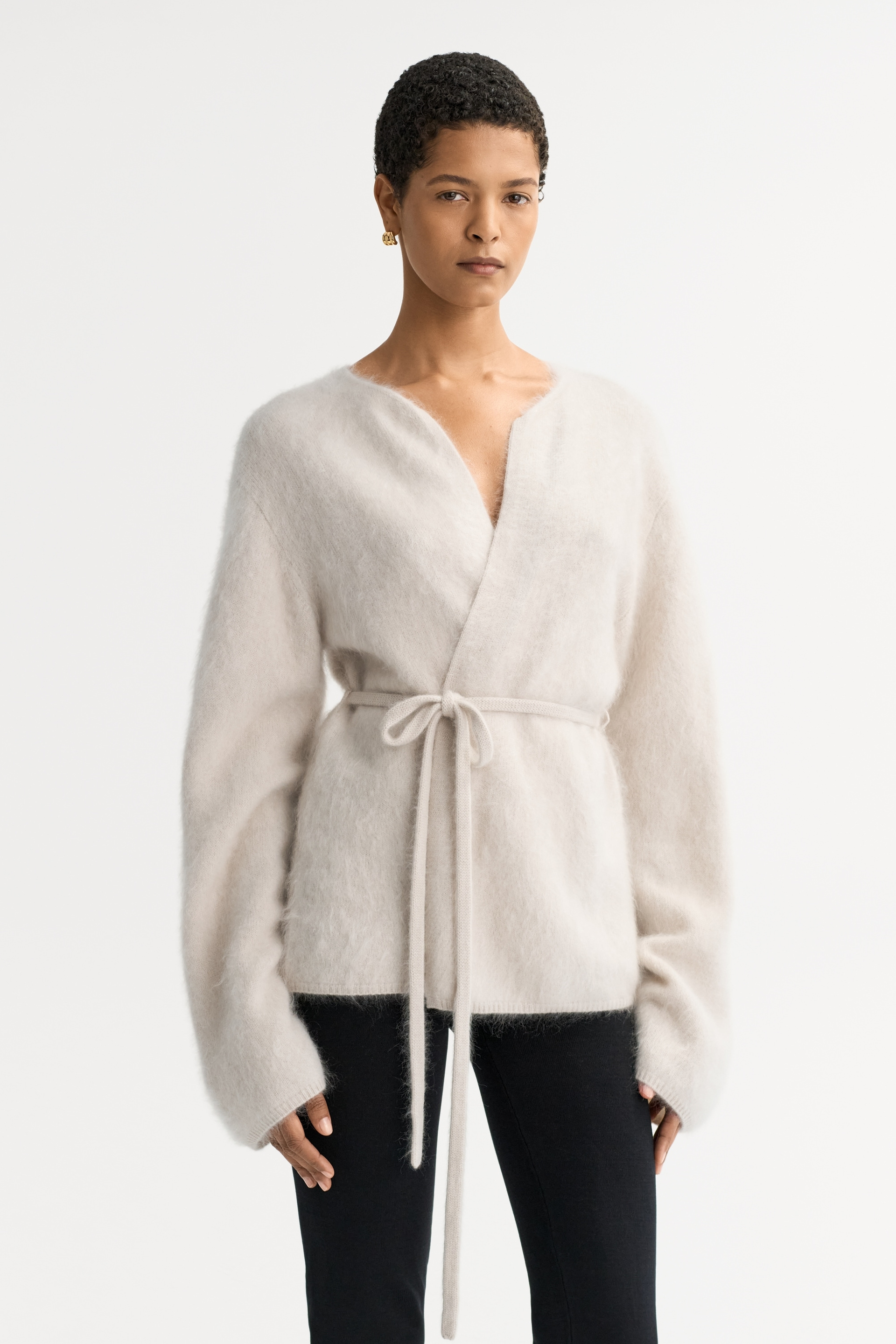 Brushed cardigan 2