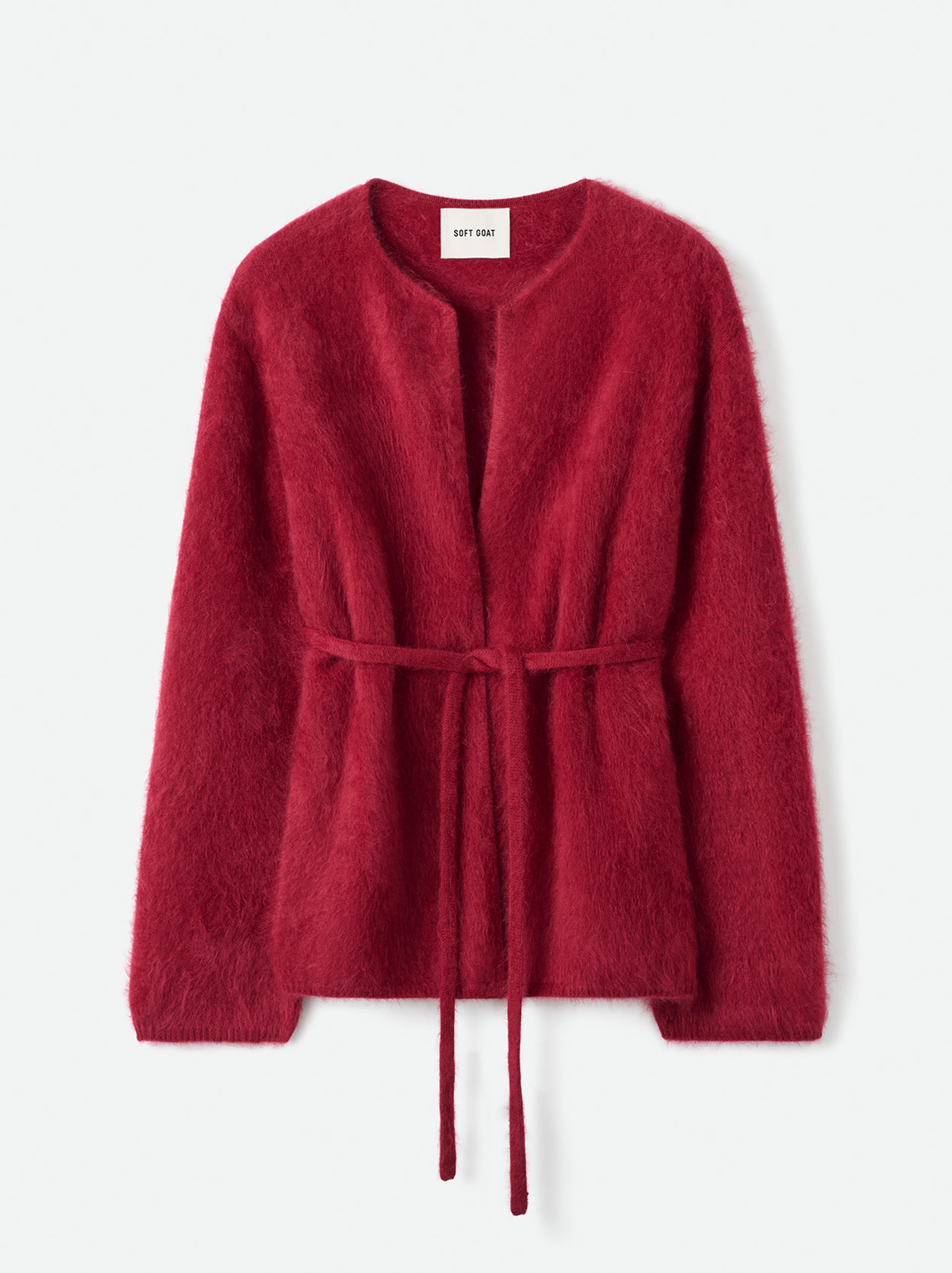 Brushed Cardigan Dahlia 1