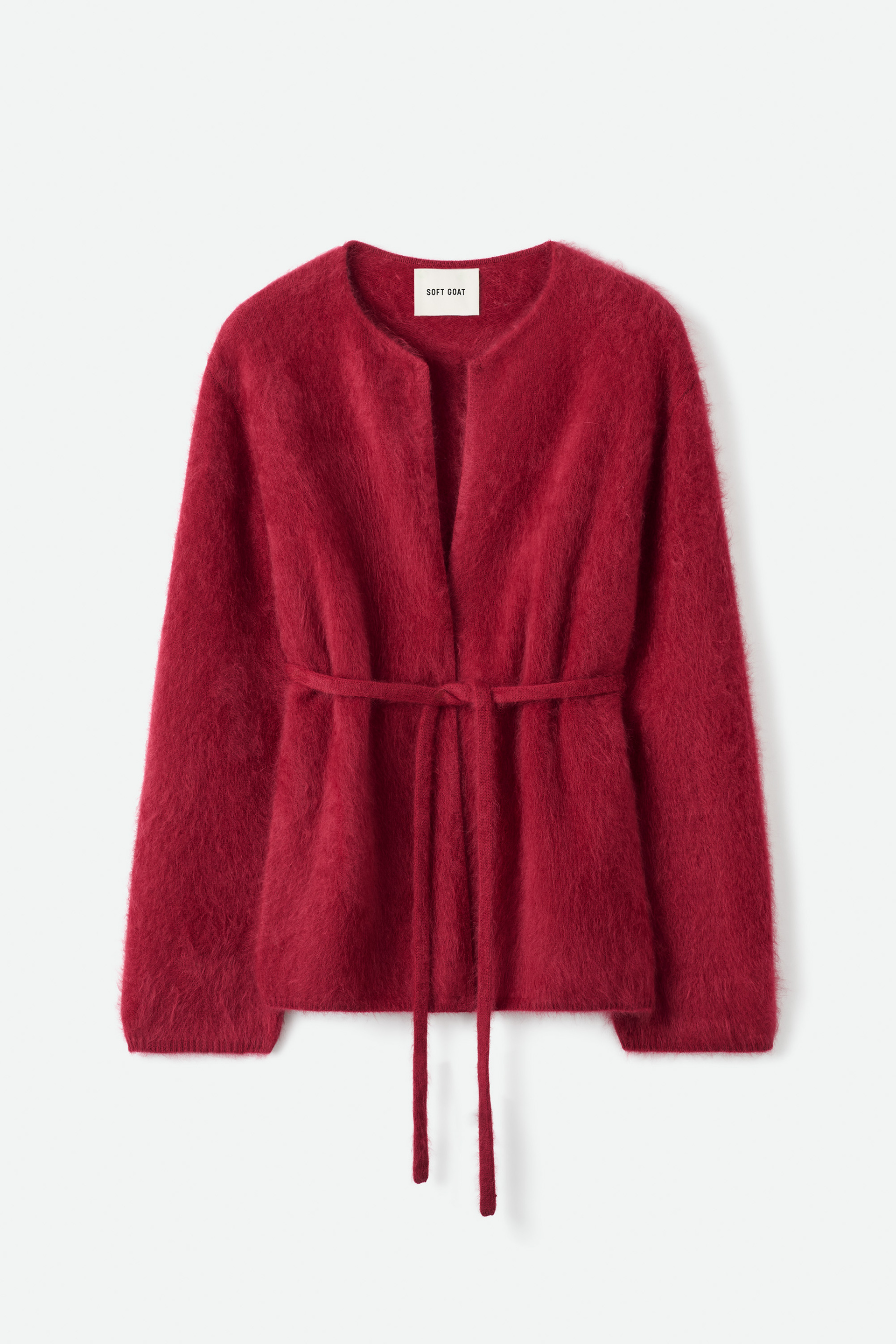 Brushed Cardigan Dahlia 1